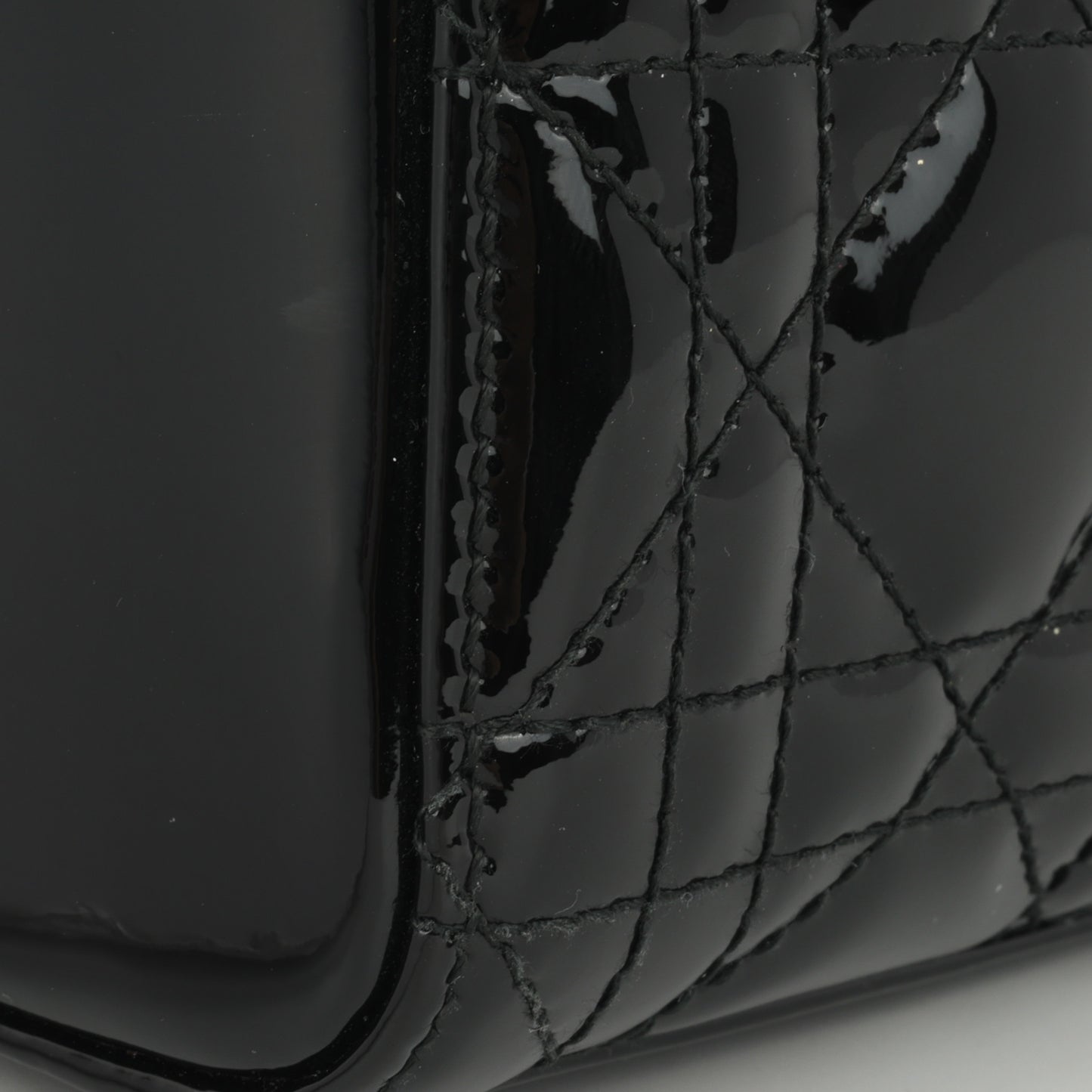 Dior Mini Lady Dior Black Patent | Gold Hardware