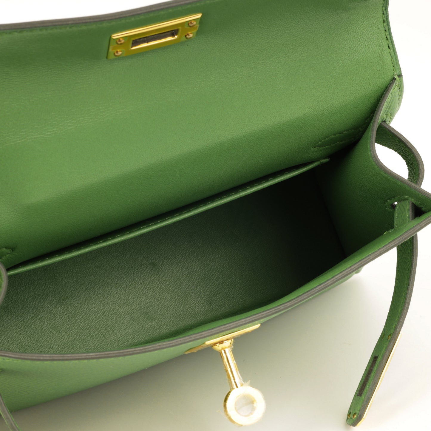 Hermès Mini Kelly - Vert Yucca Epsom | Gold Hardware