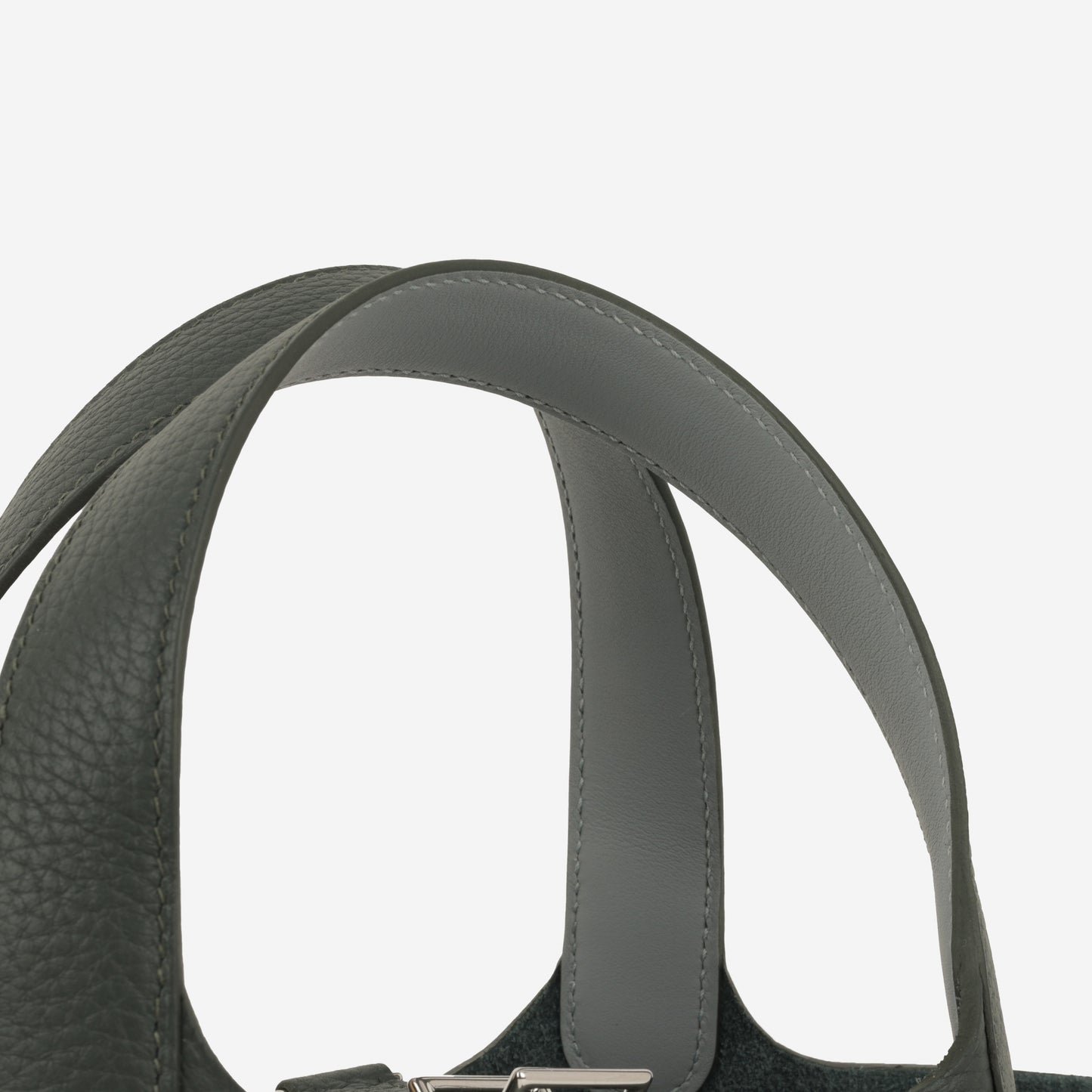 Hermès Picotin 18 Eclat - Vert Mangrove Clemence / Gris Pantin Swift | Palladium Hardware