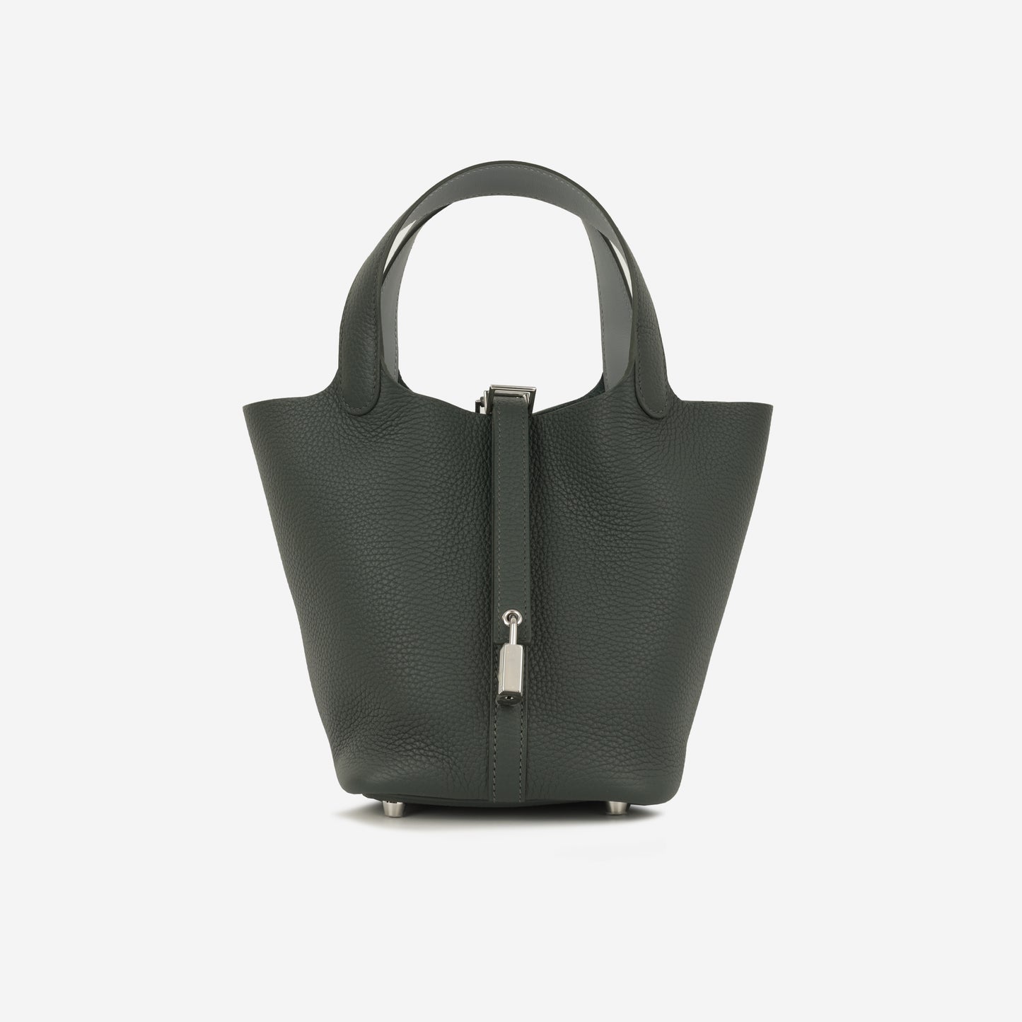 Hermès Picotin 18 Eclat - Vert Mangrove Clemence / Gris Pantin Swift | Palladium Hardware