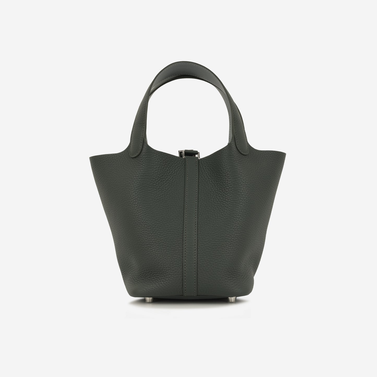 Hermès Picotin 18 Eclat - Vert Mangrove Clemence / Gris Pantin Swift | Palladium Hardware