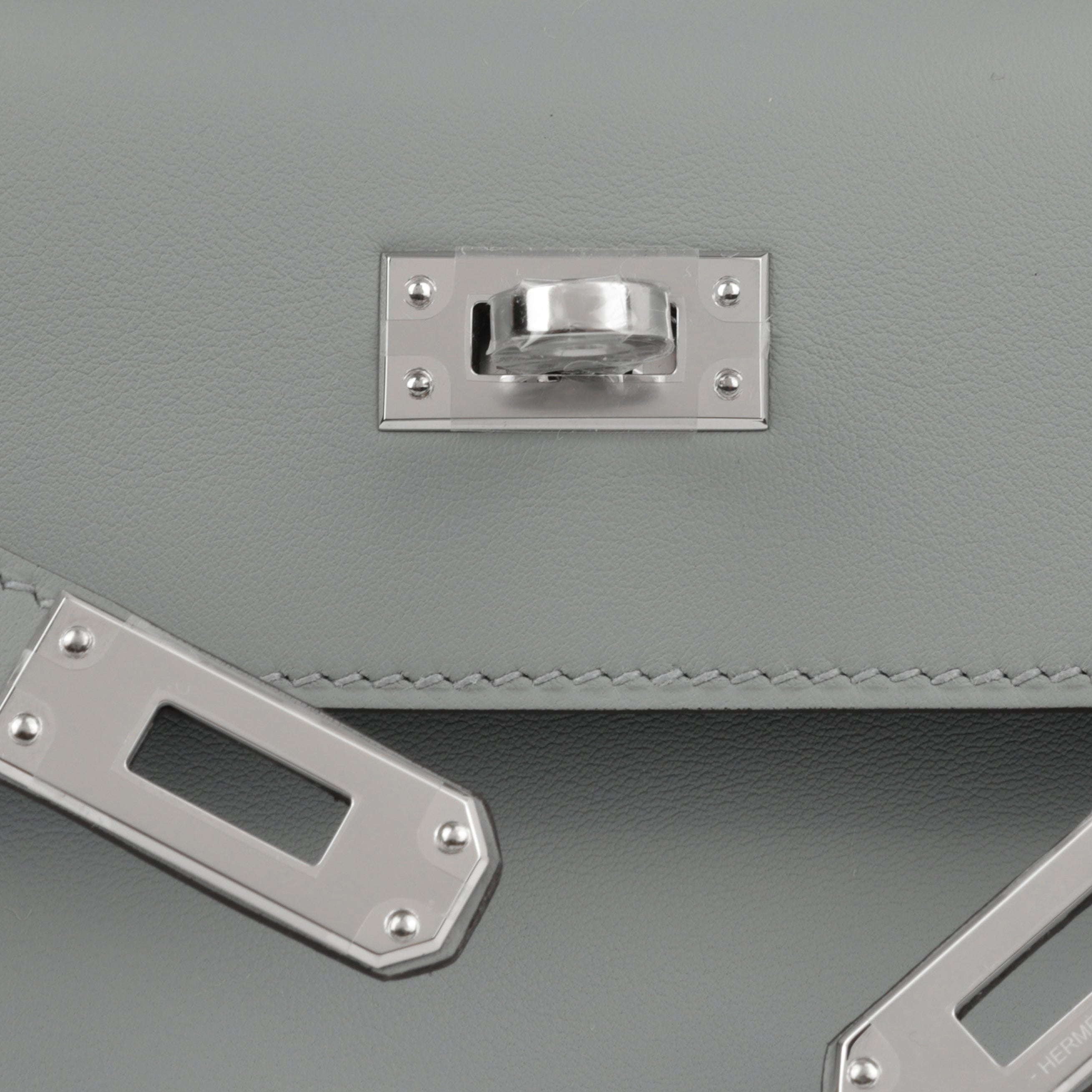 Hermès Kelly Pochette – Gris Pantin Swift (2025) | Box Fresh | Bagista
