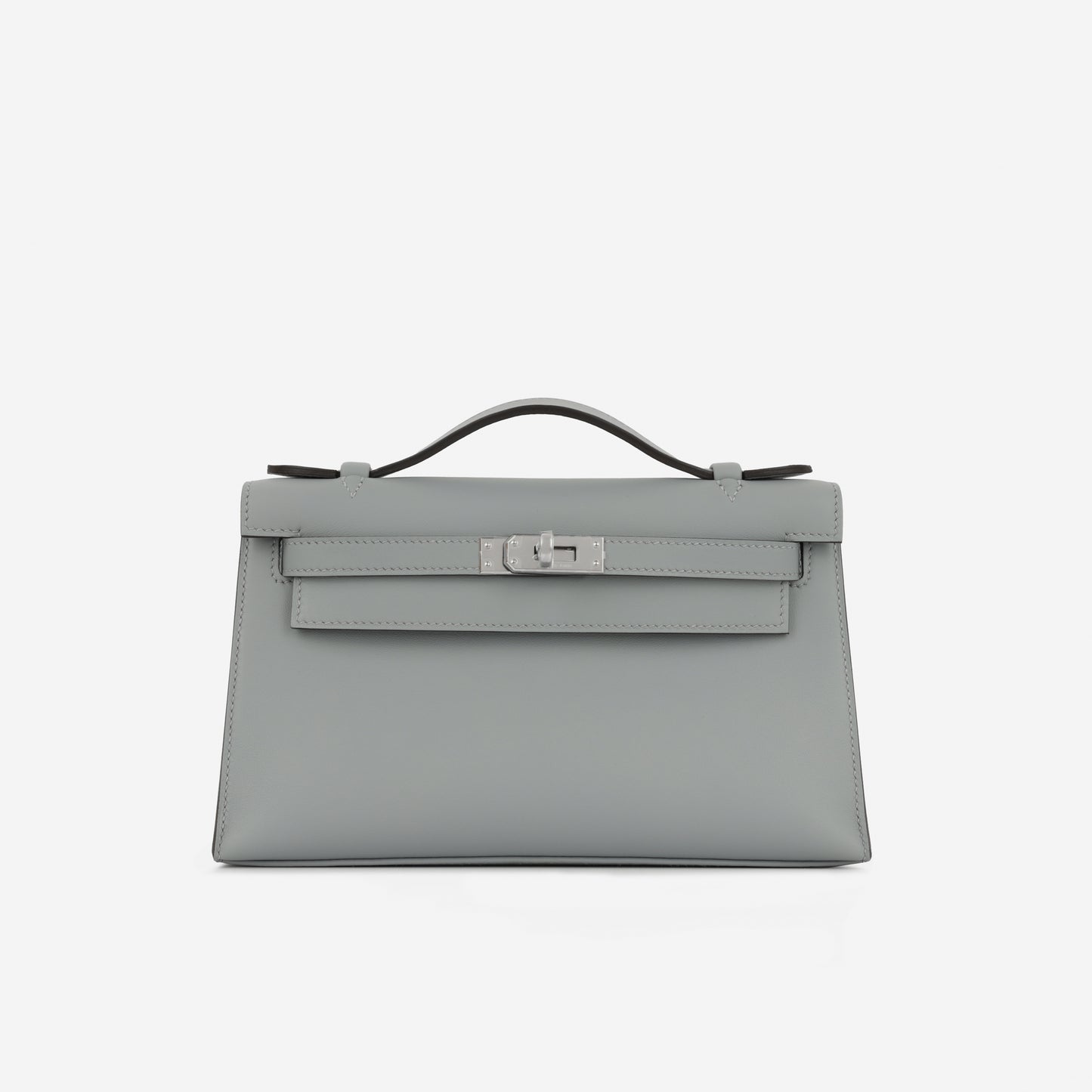 Hermès Kelly Pochette - Gris Pantin Swift | Palladium Hardware