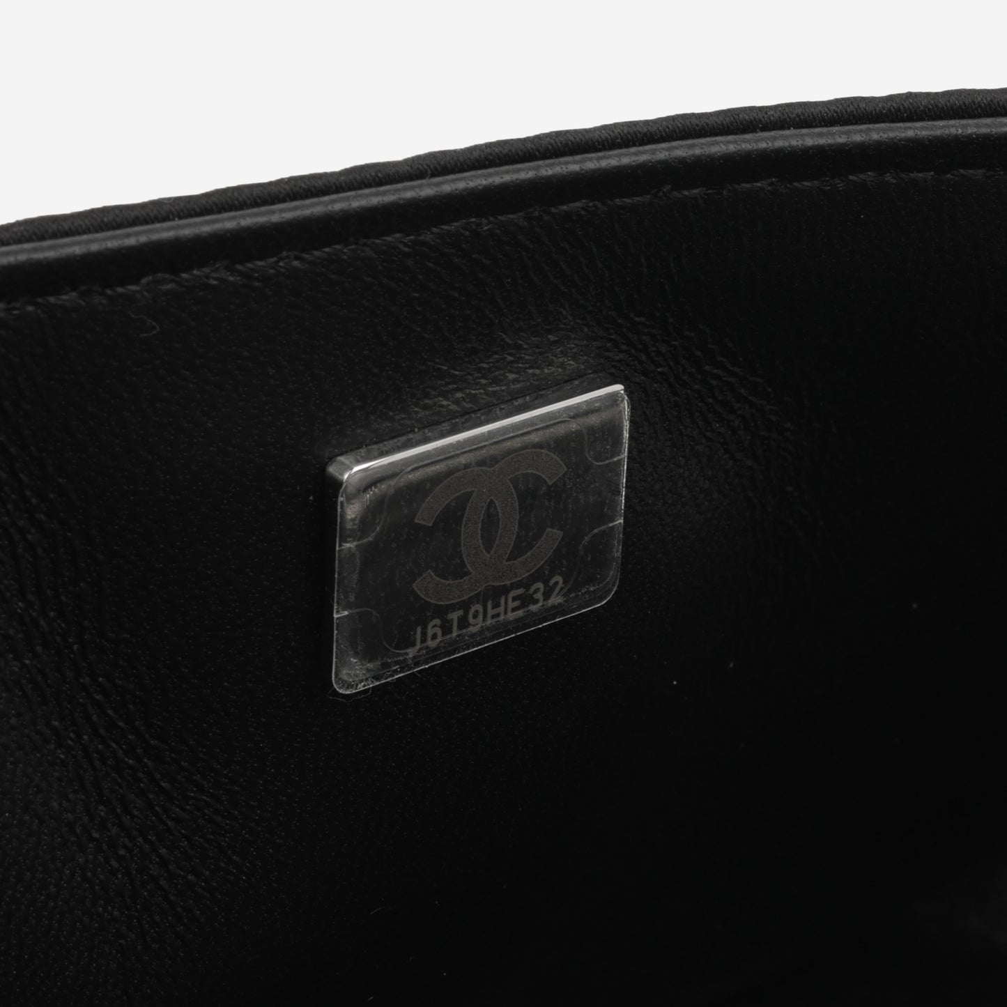 Chanel Mini Rectangular - Black / White Sequin | Silver Hardware