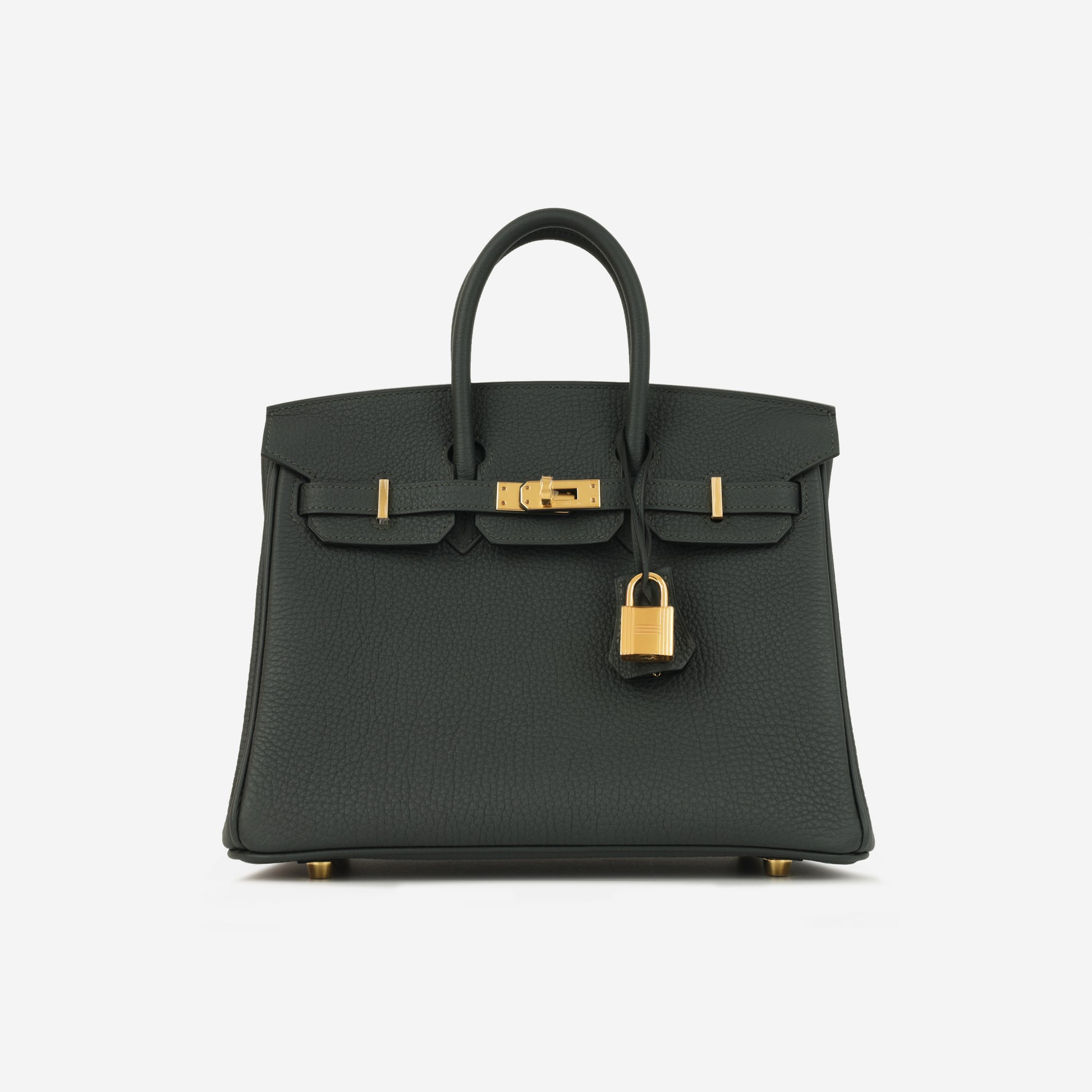 Hermès Birkin 25 New Vert Fonce Togo Gold Hardware
