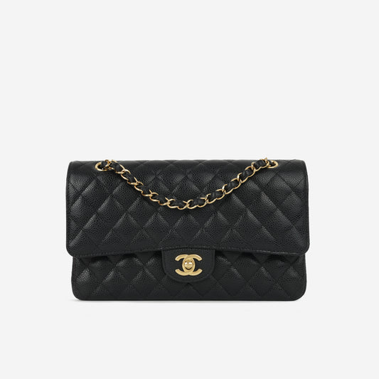 Chanel Medium Classic Flap Black Caviar | Gold Hardware (2022)