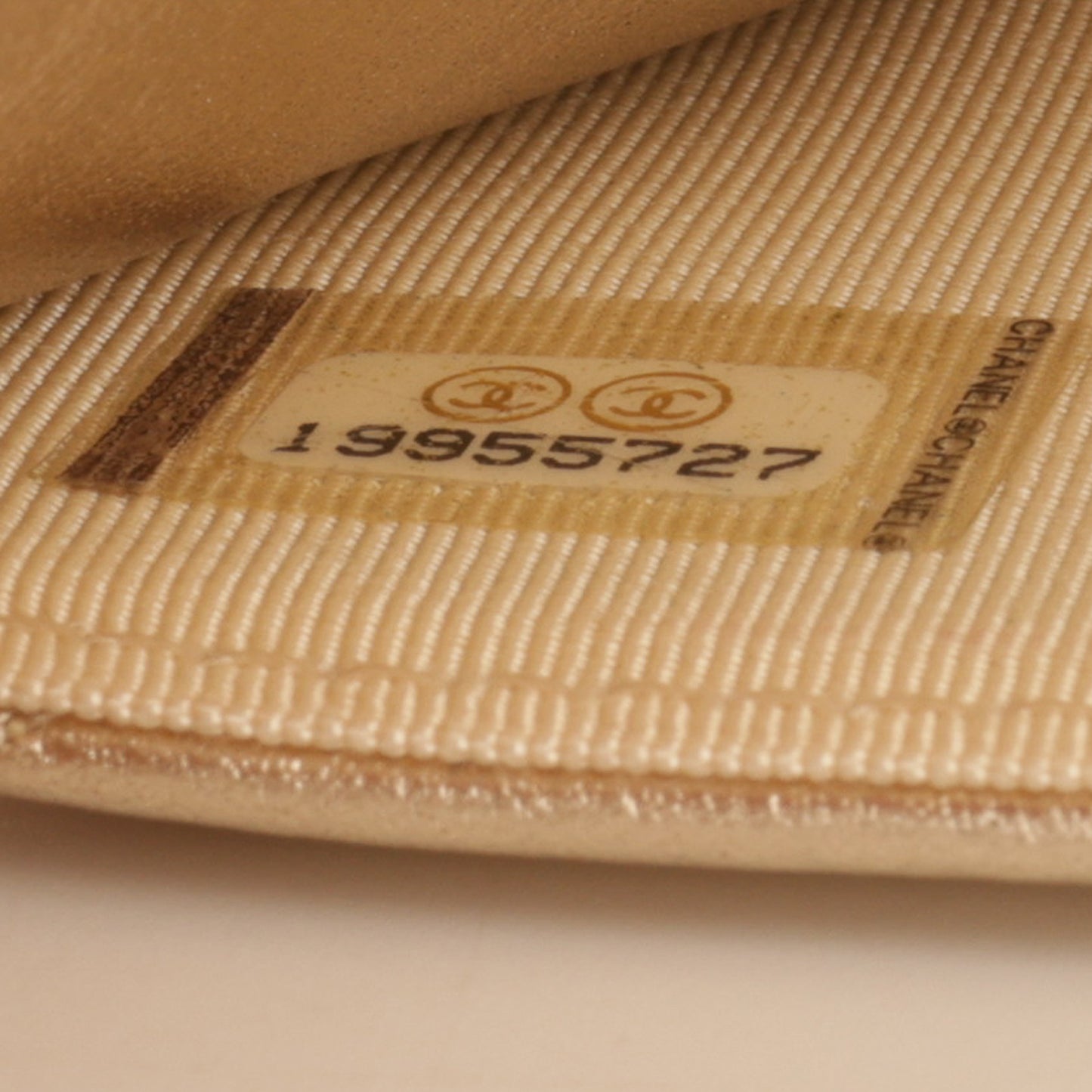 Chanel Classic Wallet on Chain - Champagne Metallic | Champagne Gold Hardware