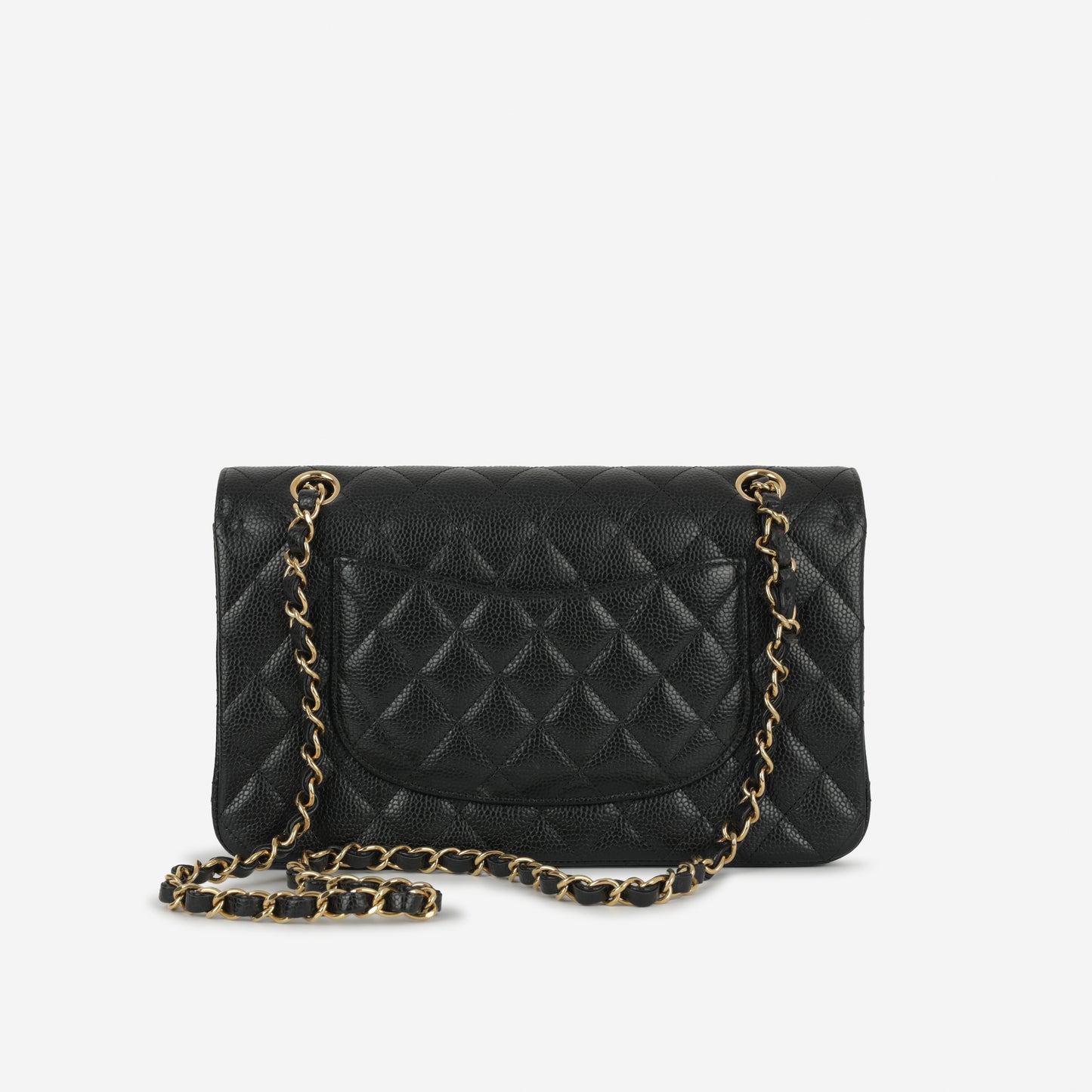 Chanel Medium Classic Flap Black Caviar | Gold Hardware (2024)