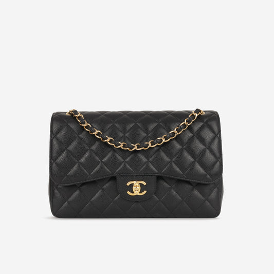 Chanel Classic Flap Bag - Jumbo Classic Flap | Gold Hardware