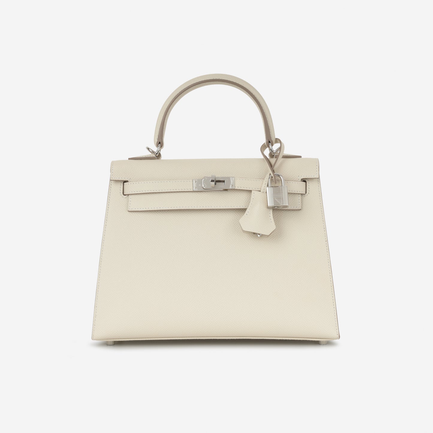 Hermès Kelly 25 - Craie Epsom | Palladium Hardware