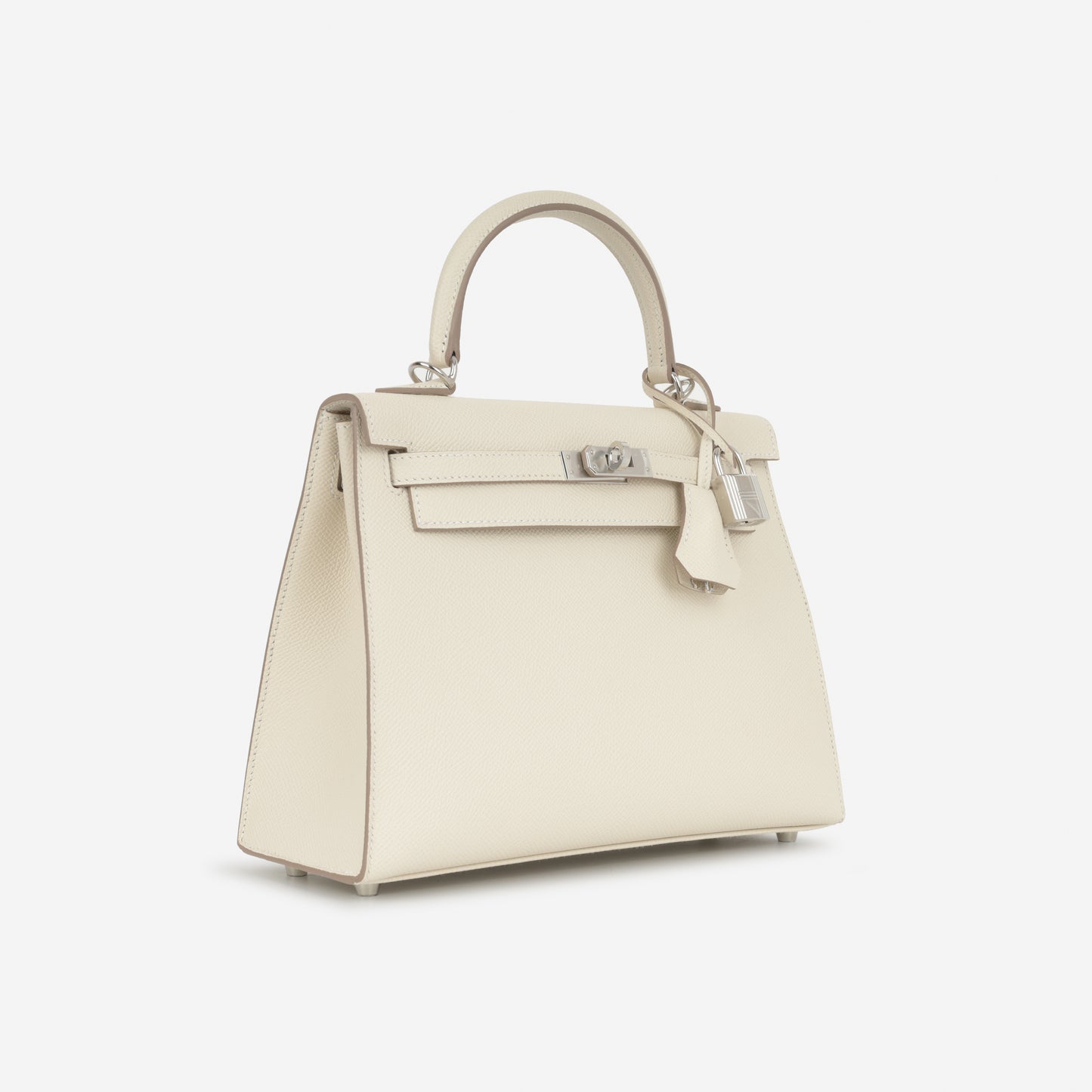 Hermès Kelly 25 - Craie Epsom | Palladium Hardware