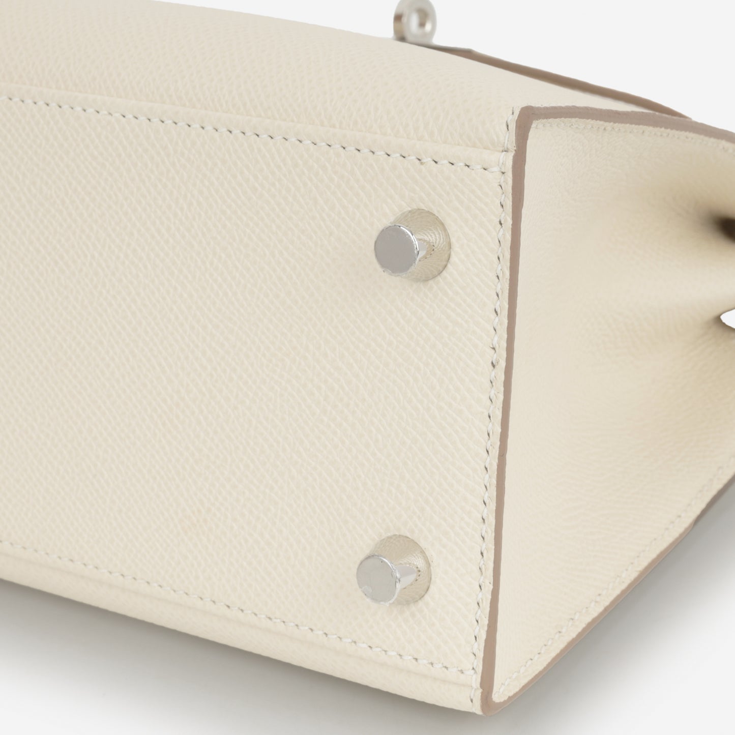 Hermès Kelly 25 - Craie Epsom | Palladium Hardware