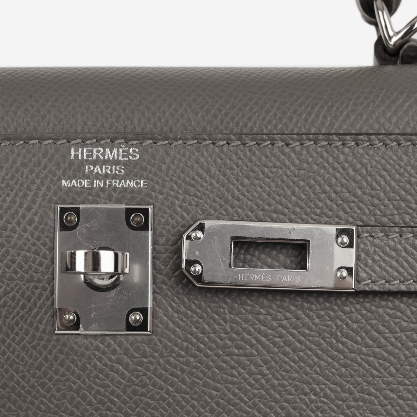 Hermès Kelly 25 - Gris Meyer Epsom | Palladium Hardware