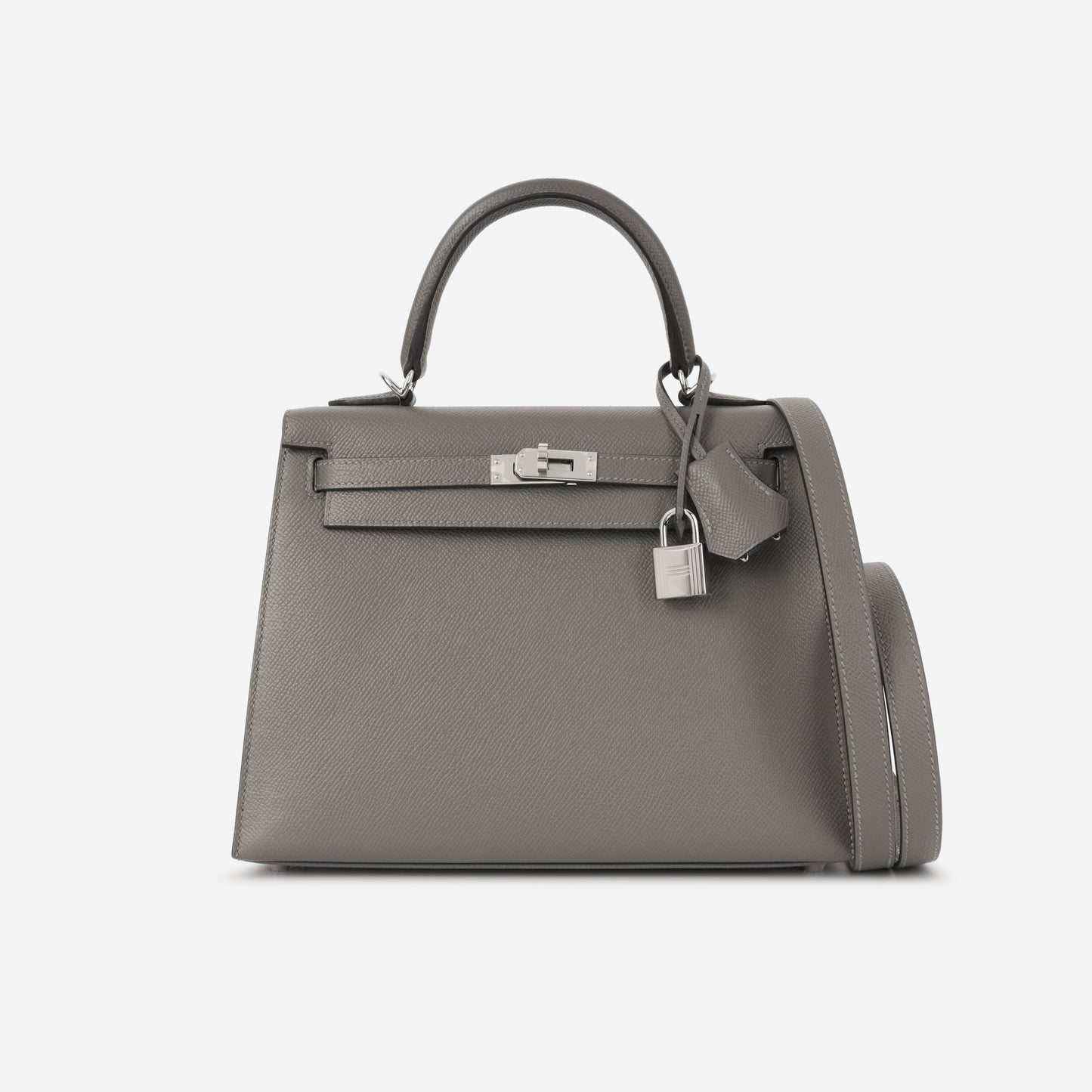 Hermès Kelly 25 - Gris Meyer Epsom | Palladium Hardware