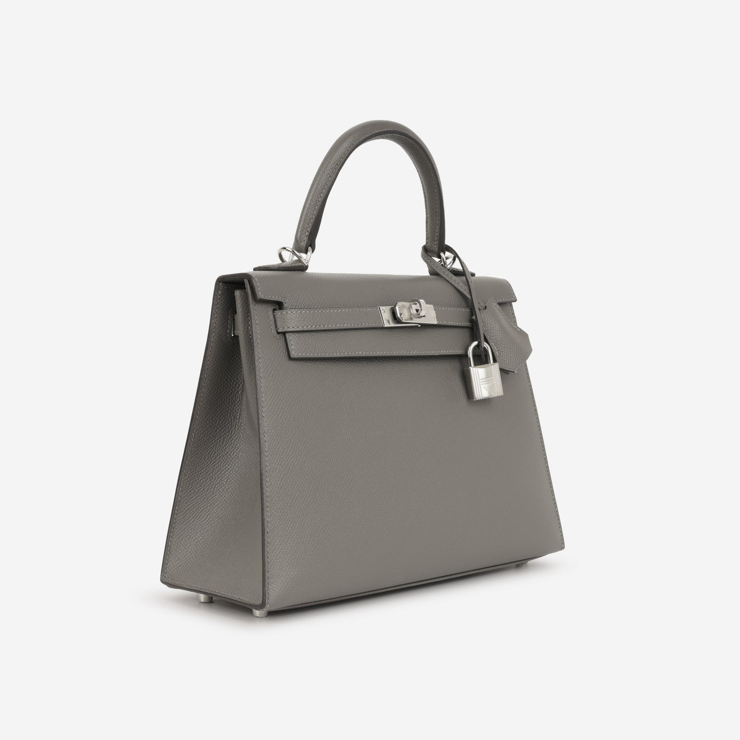 Hermès Kelly 25 - Gris Meyer Epsom | Palladium Hardware