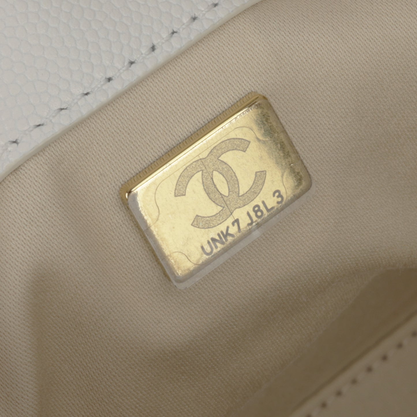 Chanel Small 25 Hobo - White Caviar | Gold Hardware