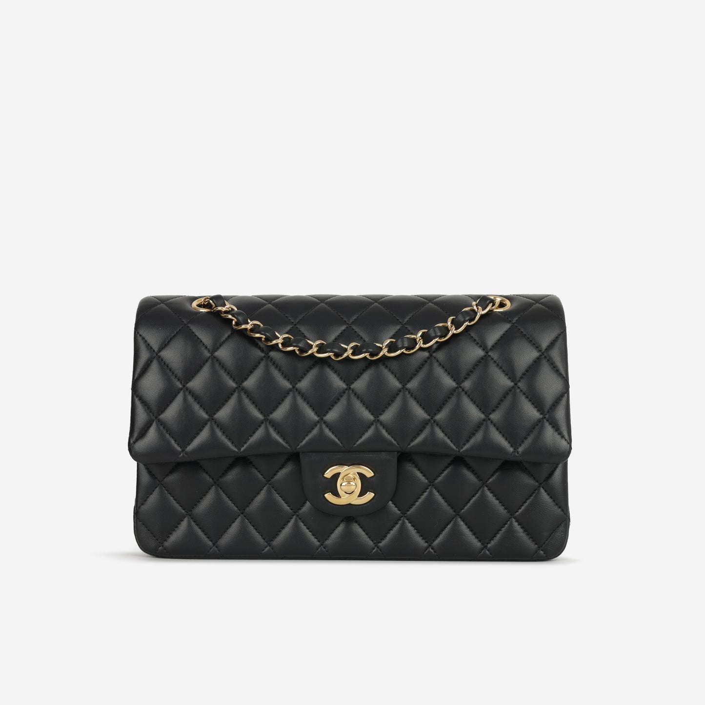 Chanel Medium Classic Flap - Black Lambskin | Gold Hardware (2022)