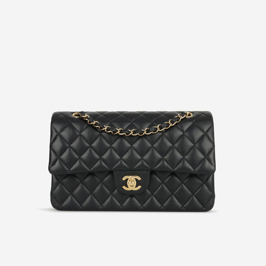 Chanel Medium Classic Flap - Black Lambskin | Gold Hardware (2022)