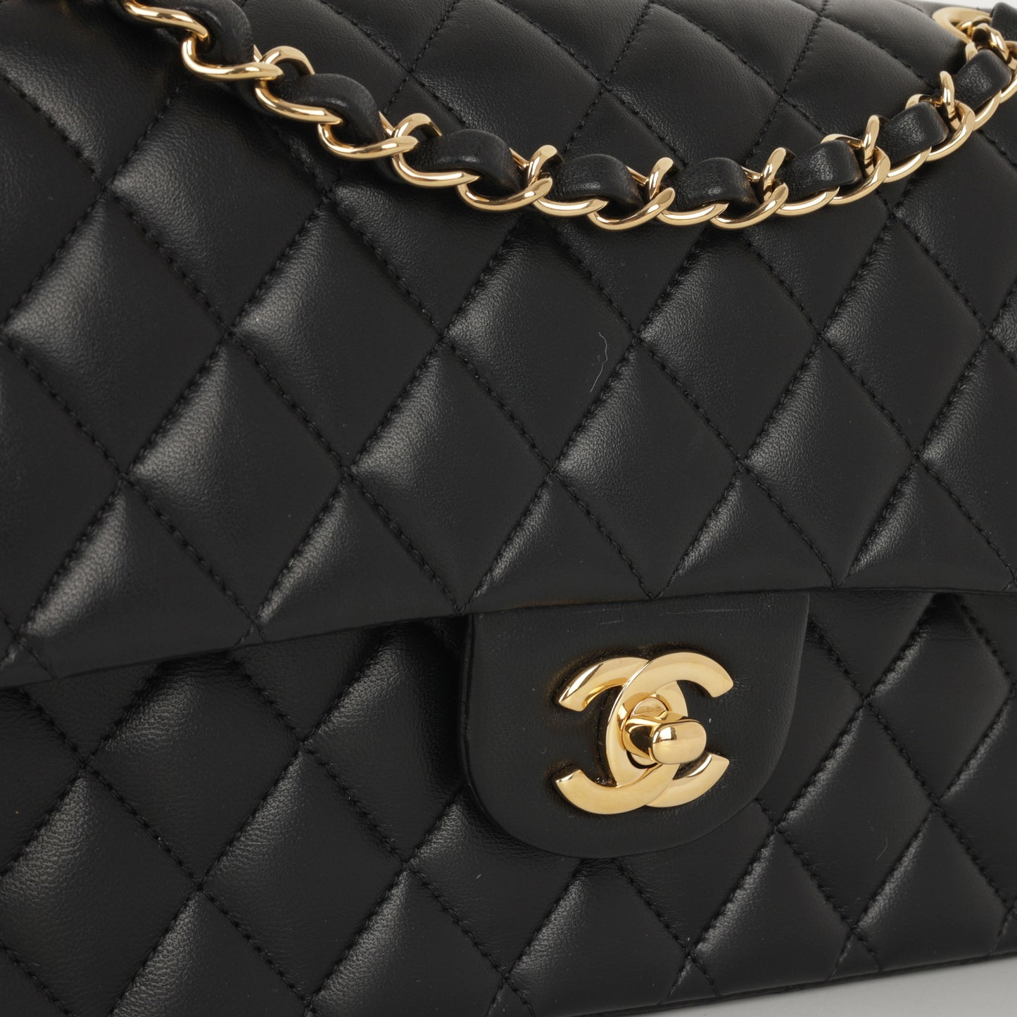 Chanel Medium Classic Flap - Black Lambskin | Gold Hardware (2022)