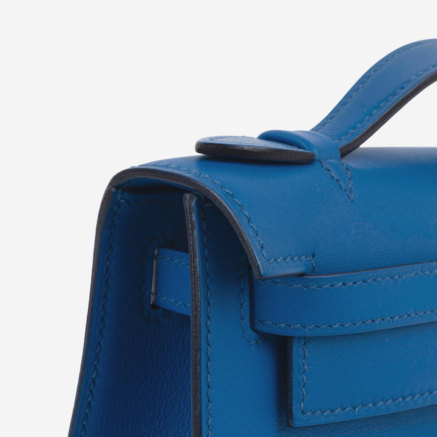 Hermès Kelly Pochette - Bleu De France Swift | Gold Hardware