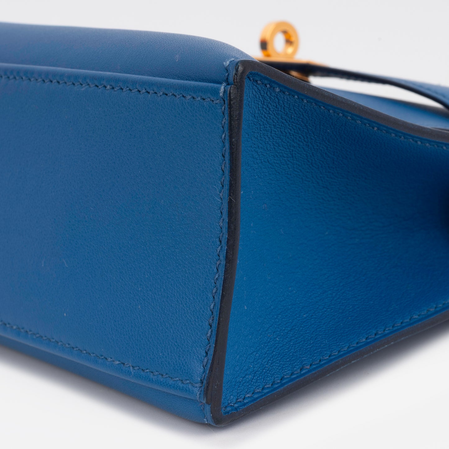 Hermès Kelly Pochette - Bleu De France Swift | Gold Hardware
