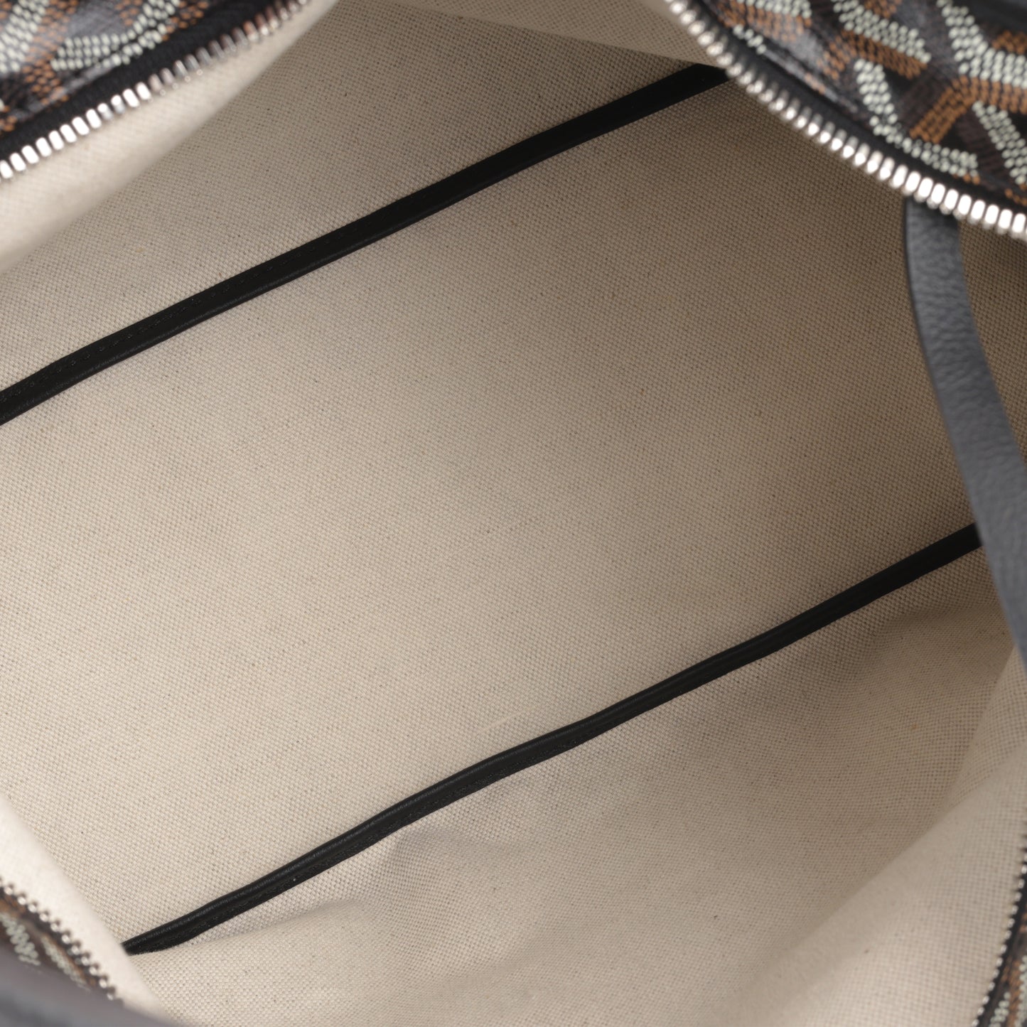 Goyard Bohème Hobo Bag - Black Goyardine | Palladium Hardware