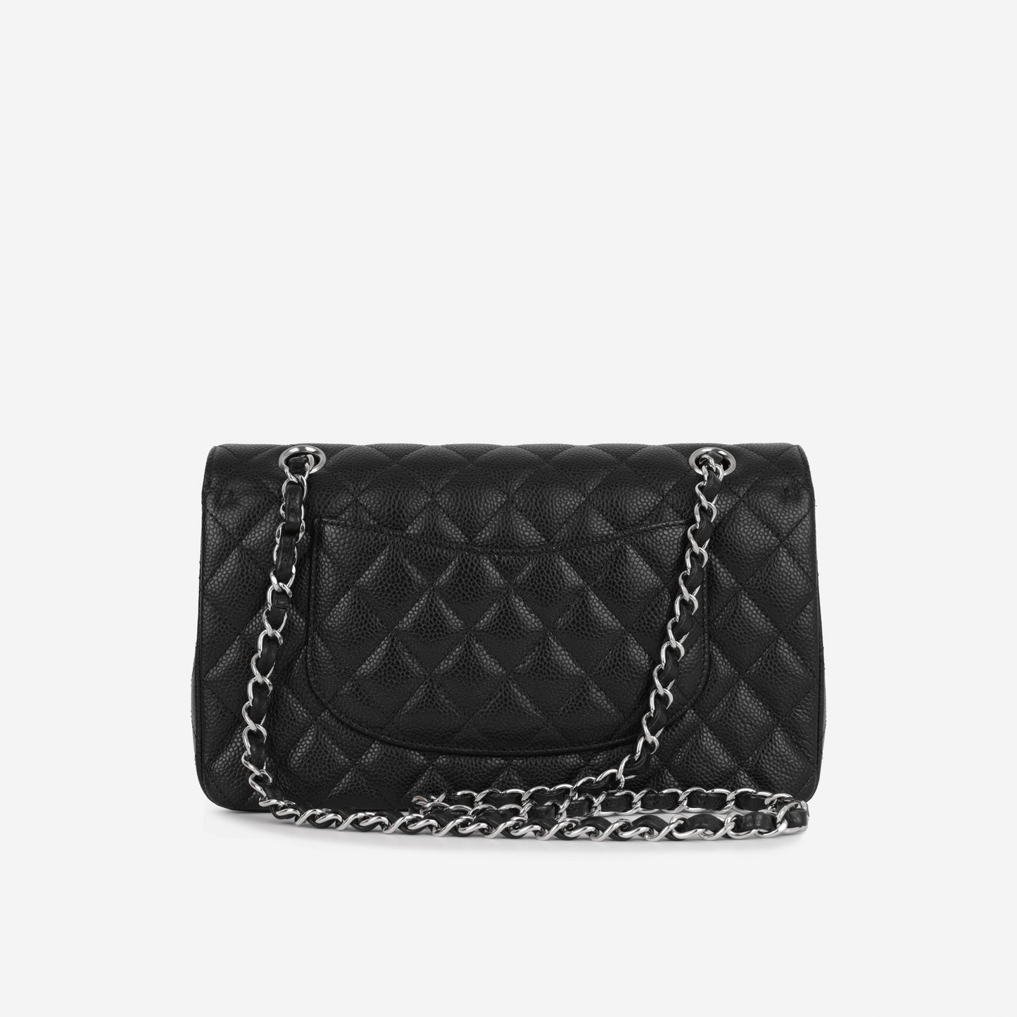 Chanel Medium Classic Flap Black Caviar | Silver Hardware