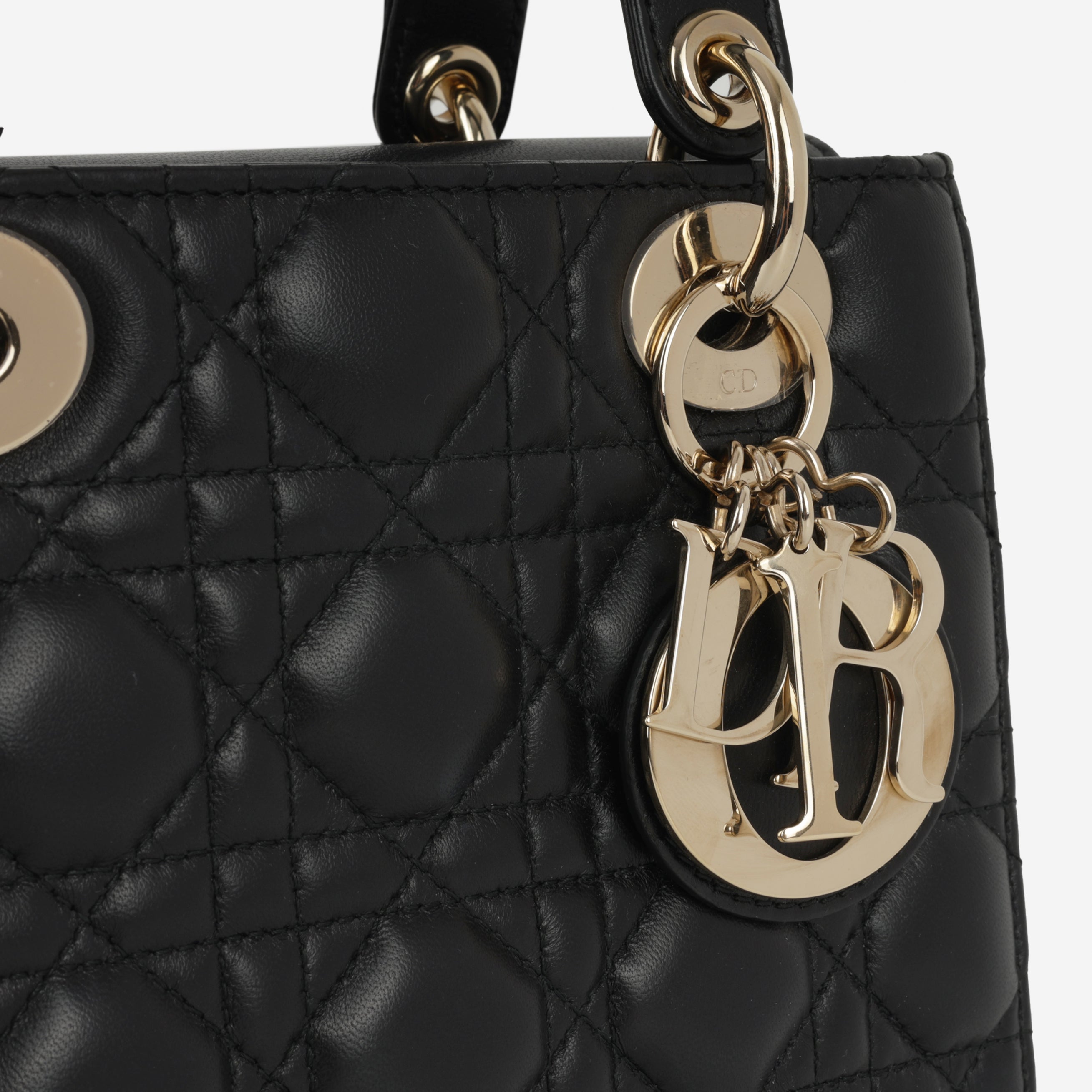Christian Dior ブラックパーティーバッグ Dior My ABCDior Small - Black Lambskin | Pre-Loved & Available