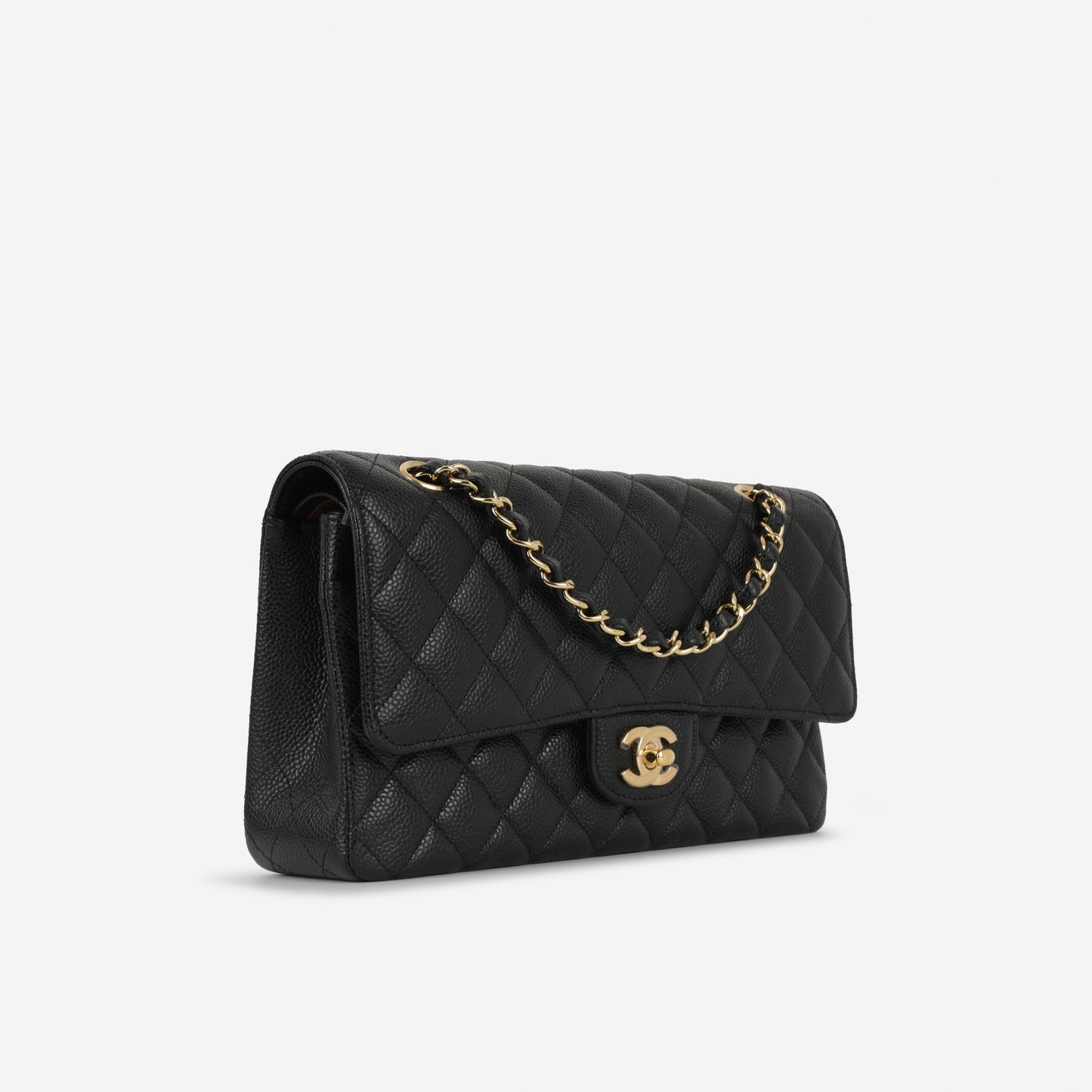 Chanel Medium Classic Flap Black Caviar | Gold Hardware
