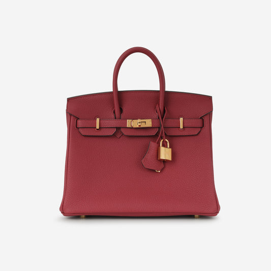 Hermès Birkin 25 - Rouge Grenat Togo | Gold Hardware