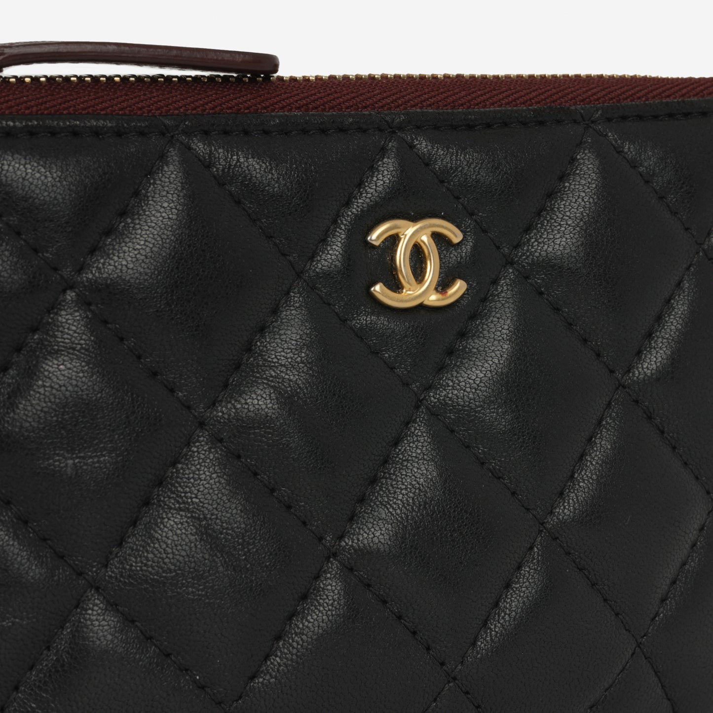 Chanel Mini O Case - Black Lambskin | Gold Hardware
