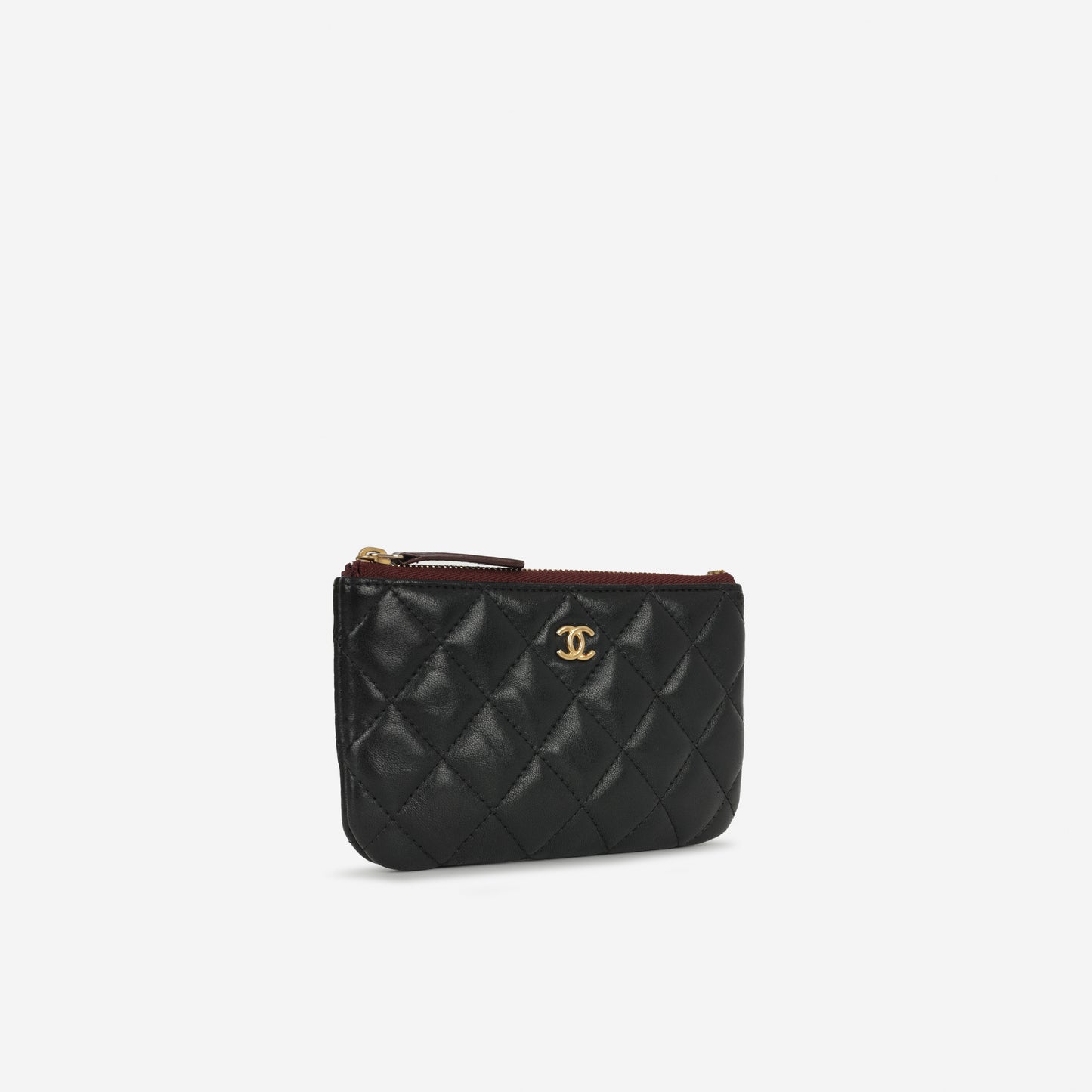 Chanel Mini O Case - Black Lambskin | Gold Hardware