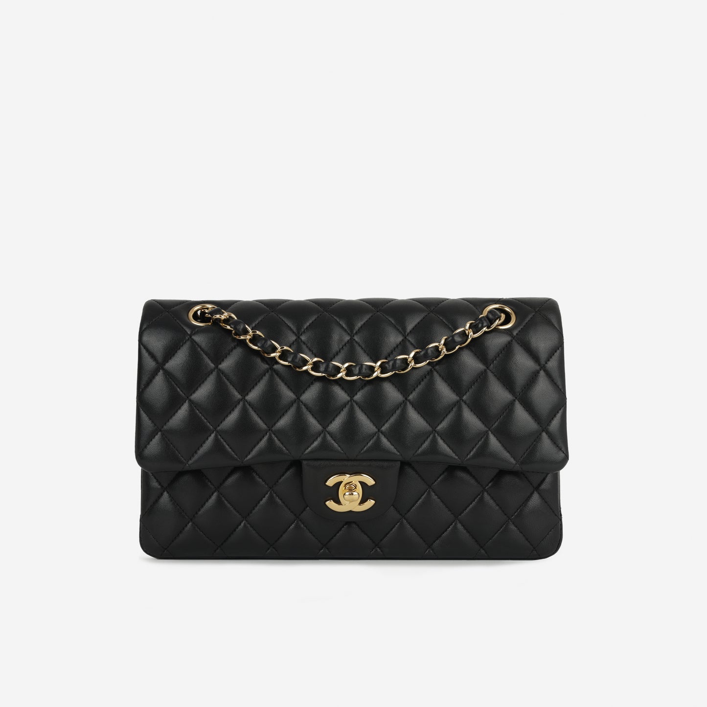 Chanel Medium Classic Flap - Black Lambskin | Gold Hardware