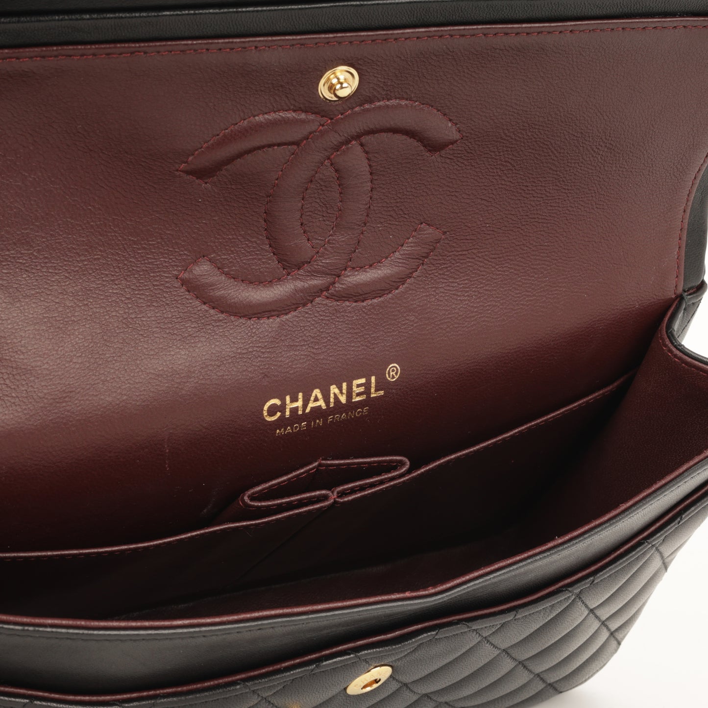 Chanel Medium Classic Flap - Black Lambskin | Gold Hardware