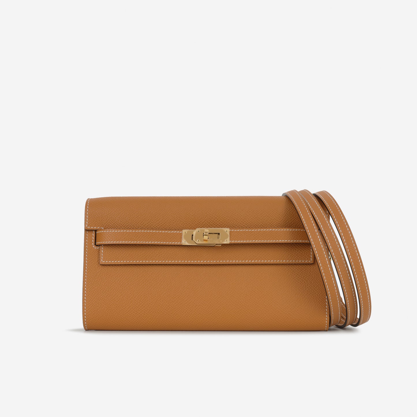Hermès Kelly To Go Wallet - Toffee Epsom | Gold Hardware