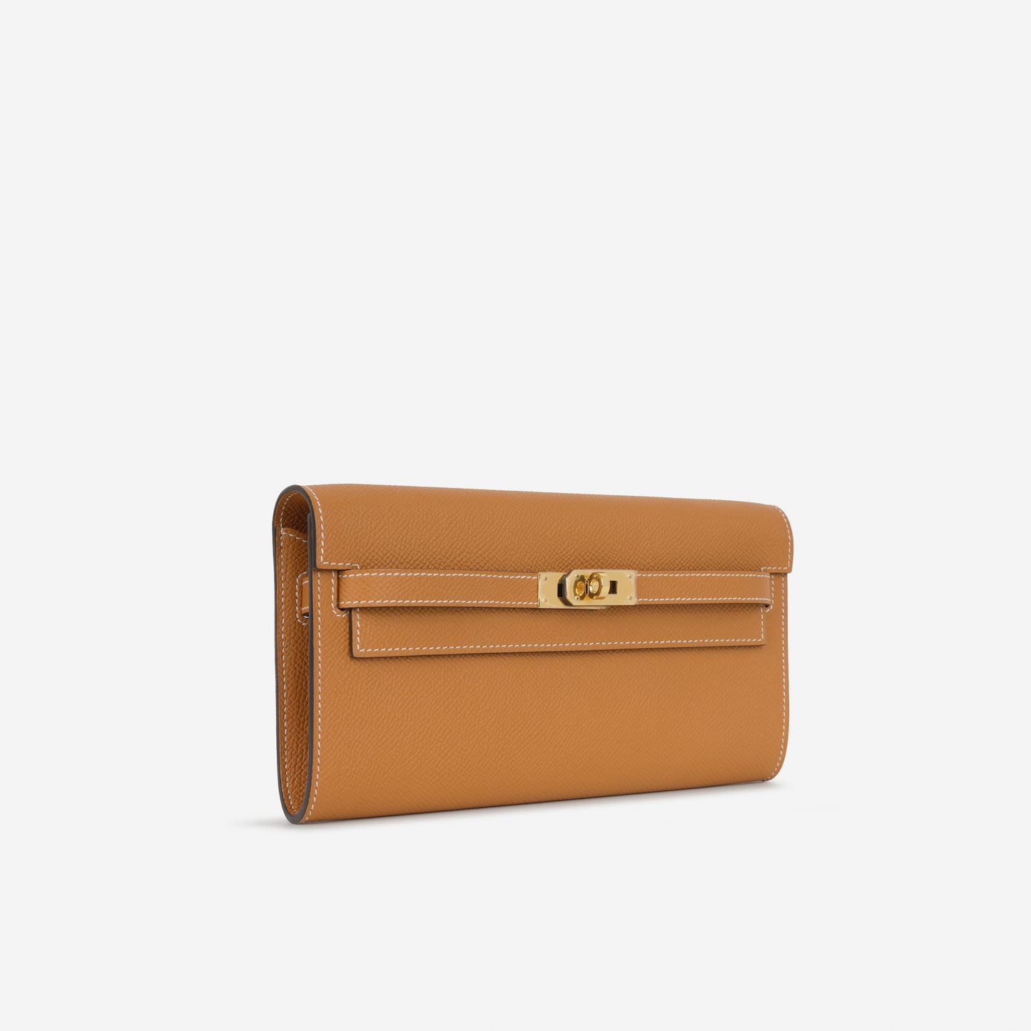 Hermès Kelly To Go Wallet - Toffee Epsom | Gold Hardware