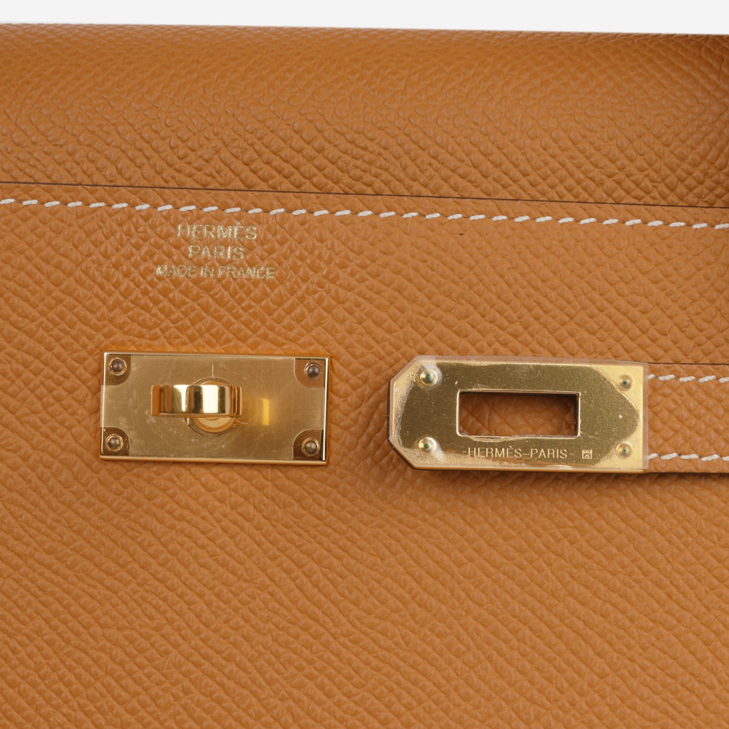 Hermès Kelly To Go Wallet - Toffee Epsom | Gold Hardware