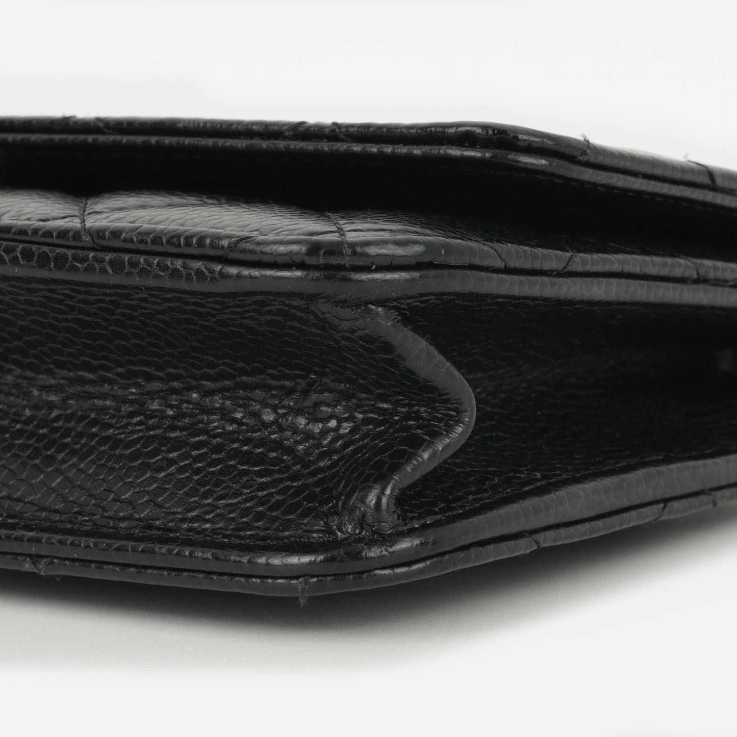 Chanel Classic Wallet on Chain - Black Caviar | Gold Hardware