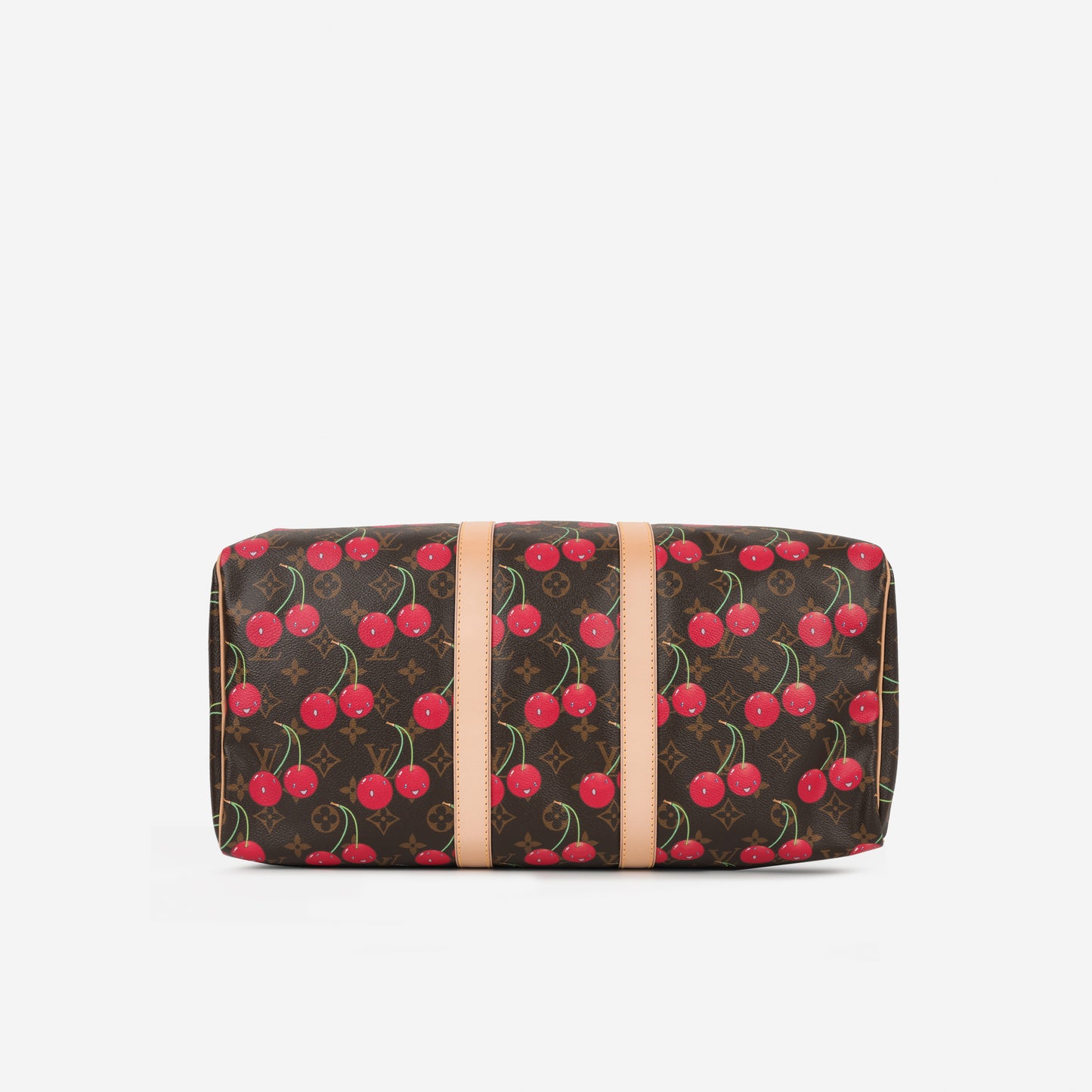 Vintage Louis Vuitton x TM Keepall Bandoulière 45 - Cerises Monogram | Gold Hardware