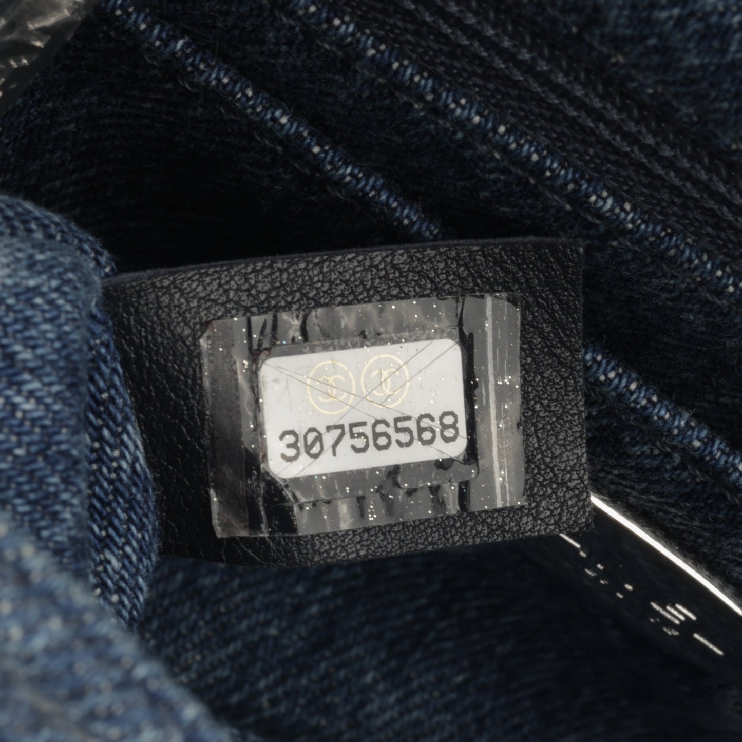 Chanel Mini CC Logo Square Flap - Blue Denim | Silver Hardware