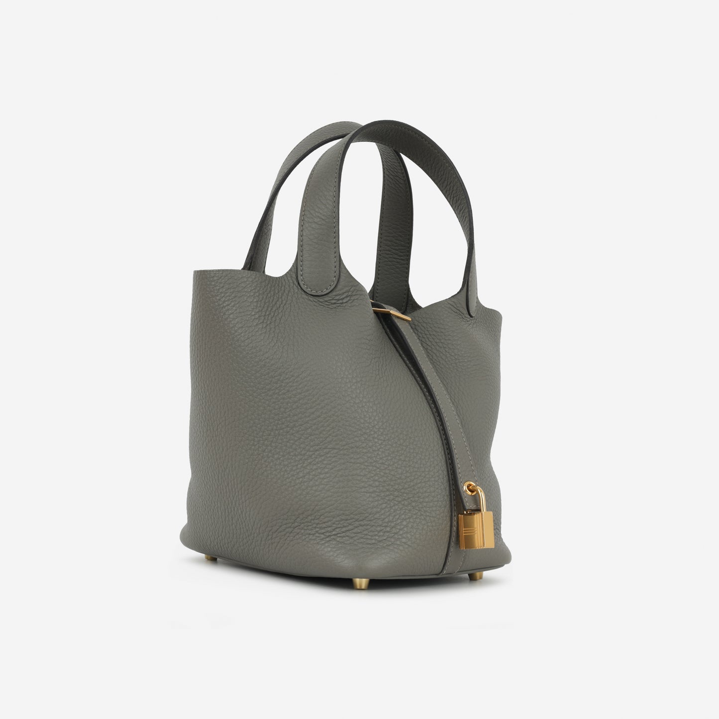 Hermès Picotin 18 - Gris Meyer Clemence | Gold Hardware