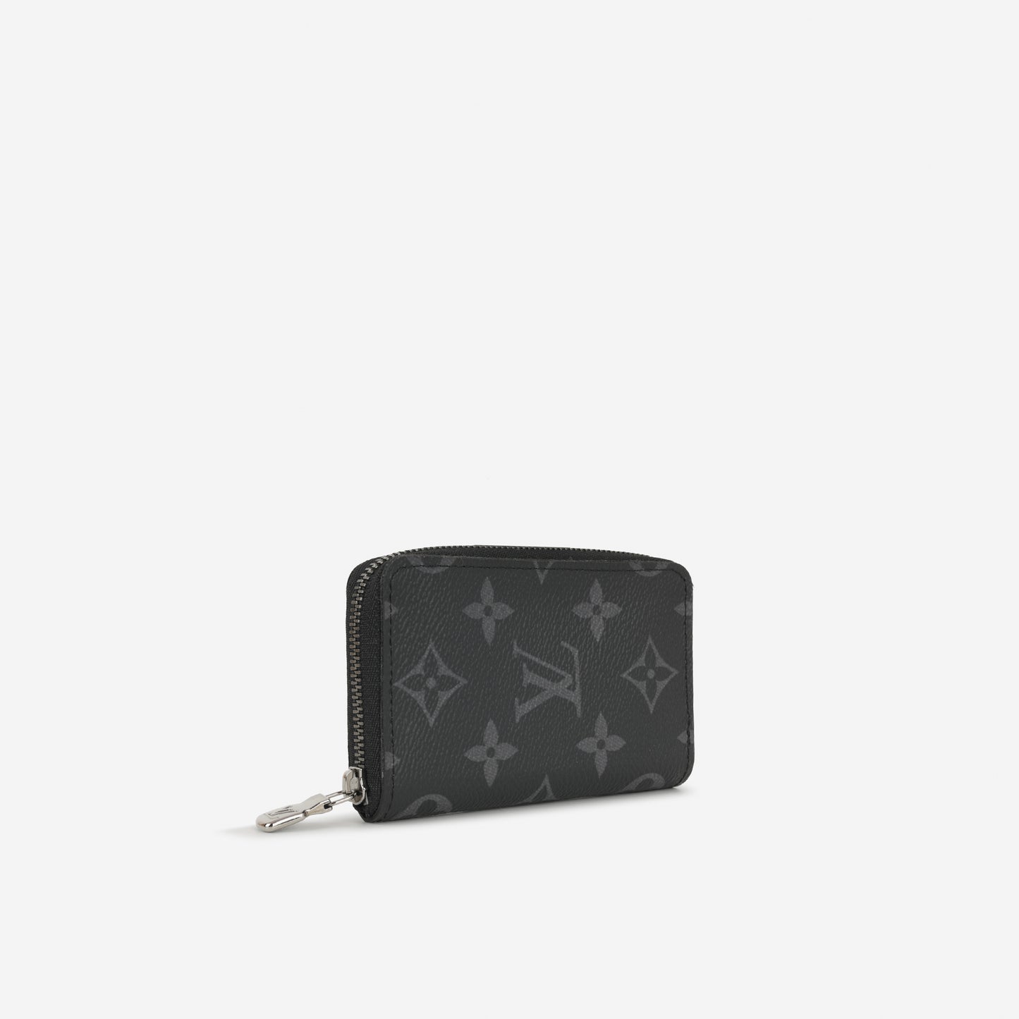 Louis Vuitton Zippy Coin Purse - Monogram Eclipse | Silver Hardware