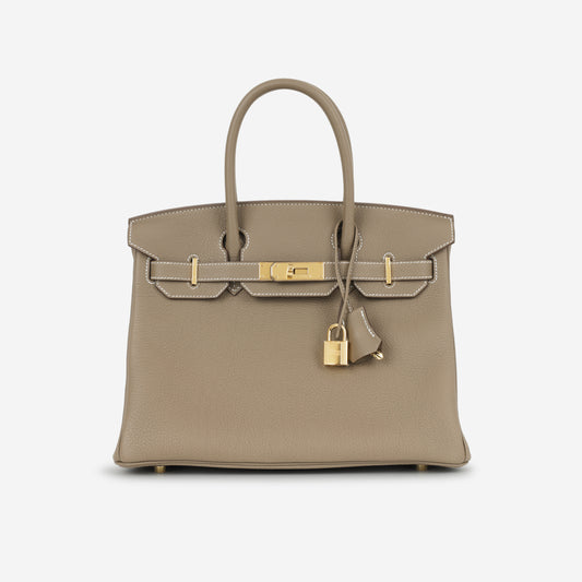 Hermès Birkin 30 - Etoupe Togo | Gold Hardware
