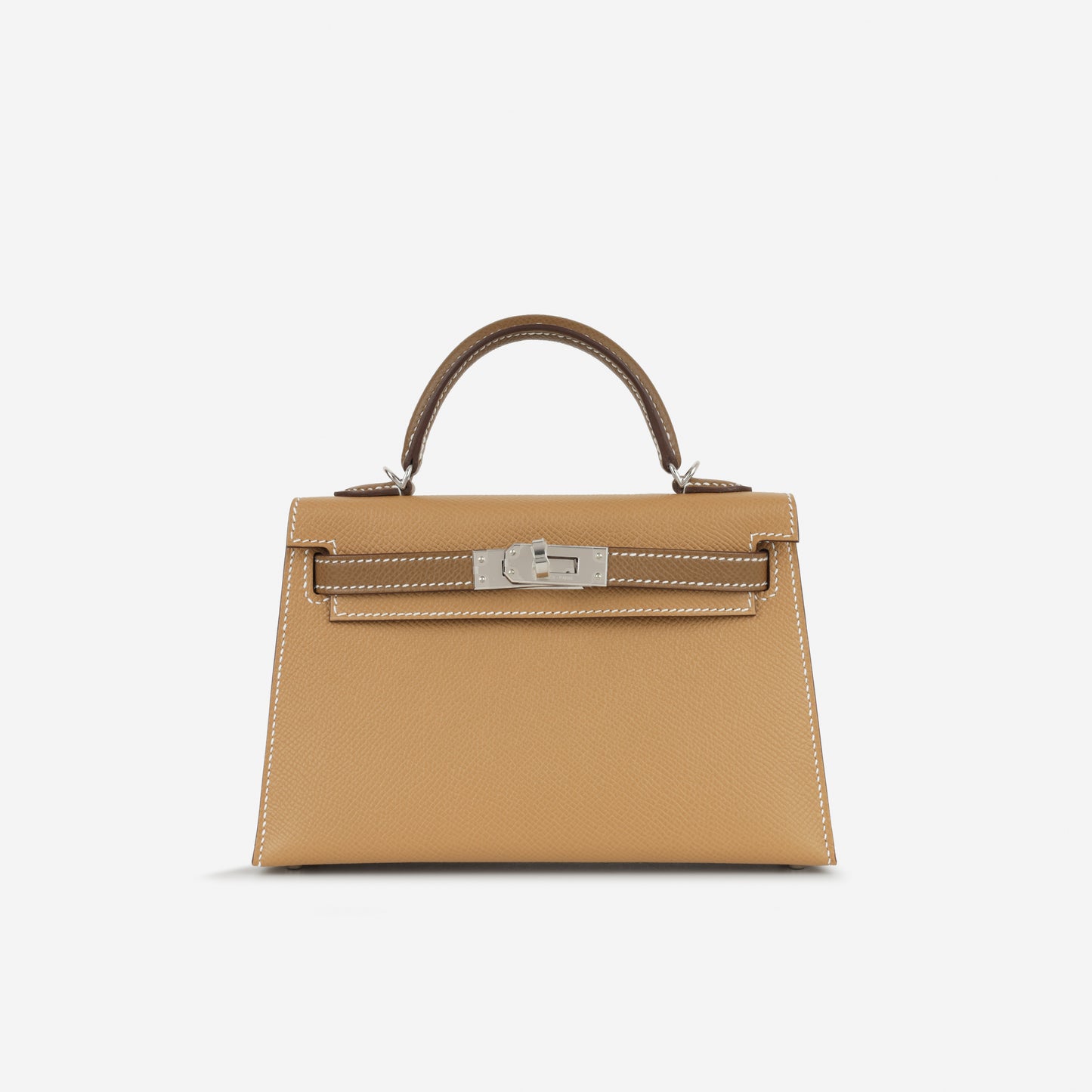 Hermès HSS Mini Kelly - Biscuit / Alezan Epsom | Palladium Hardware