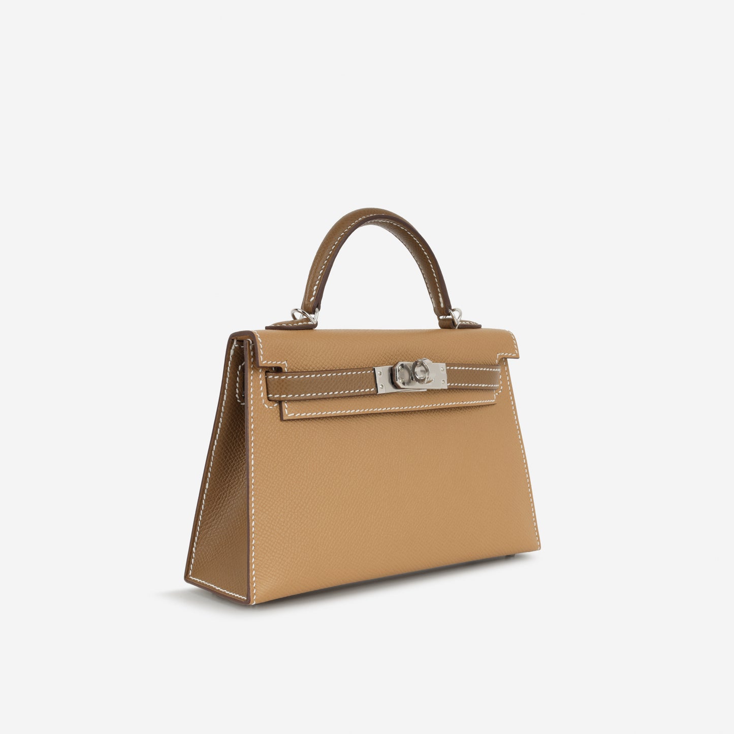 Hermès HSS Mini Kelly - Biscuit / Alezan Epsom | Palladium Hardware