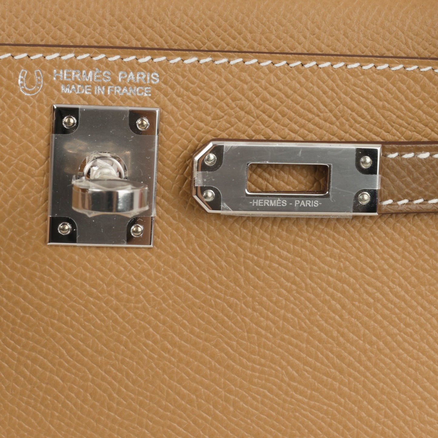 Hermès HSS Mini Kelly - Biscuit / Alezan Epsom | Palladium Hardware