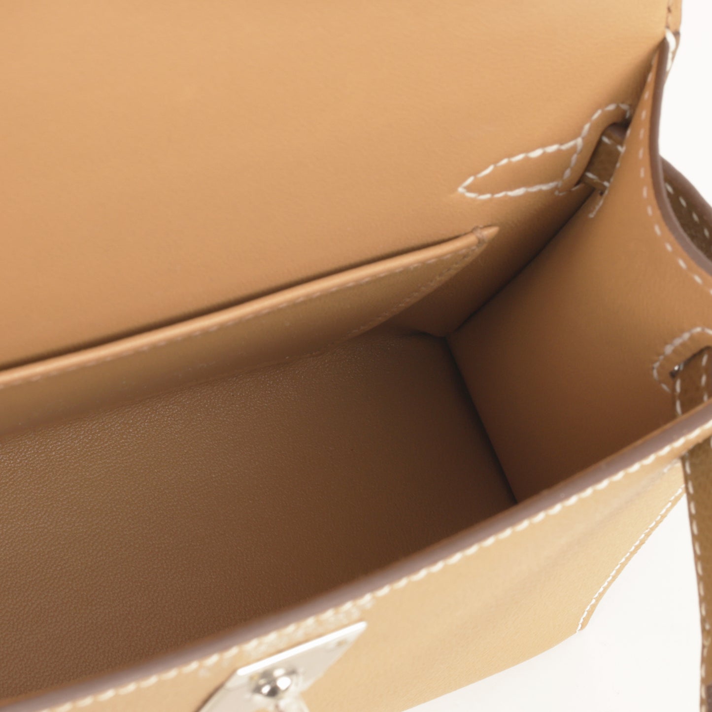 Hermès HSS Mini Kelly - Biscuit / Alezan Epsom | Palladium Hardware