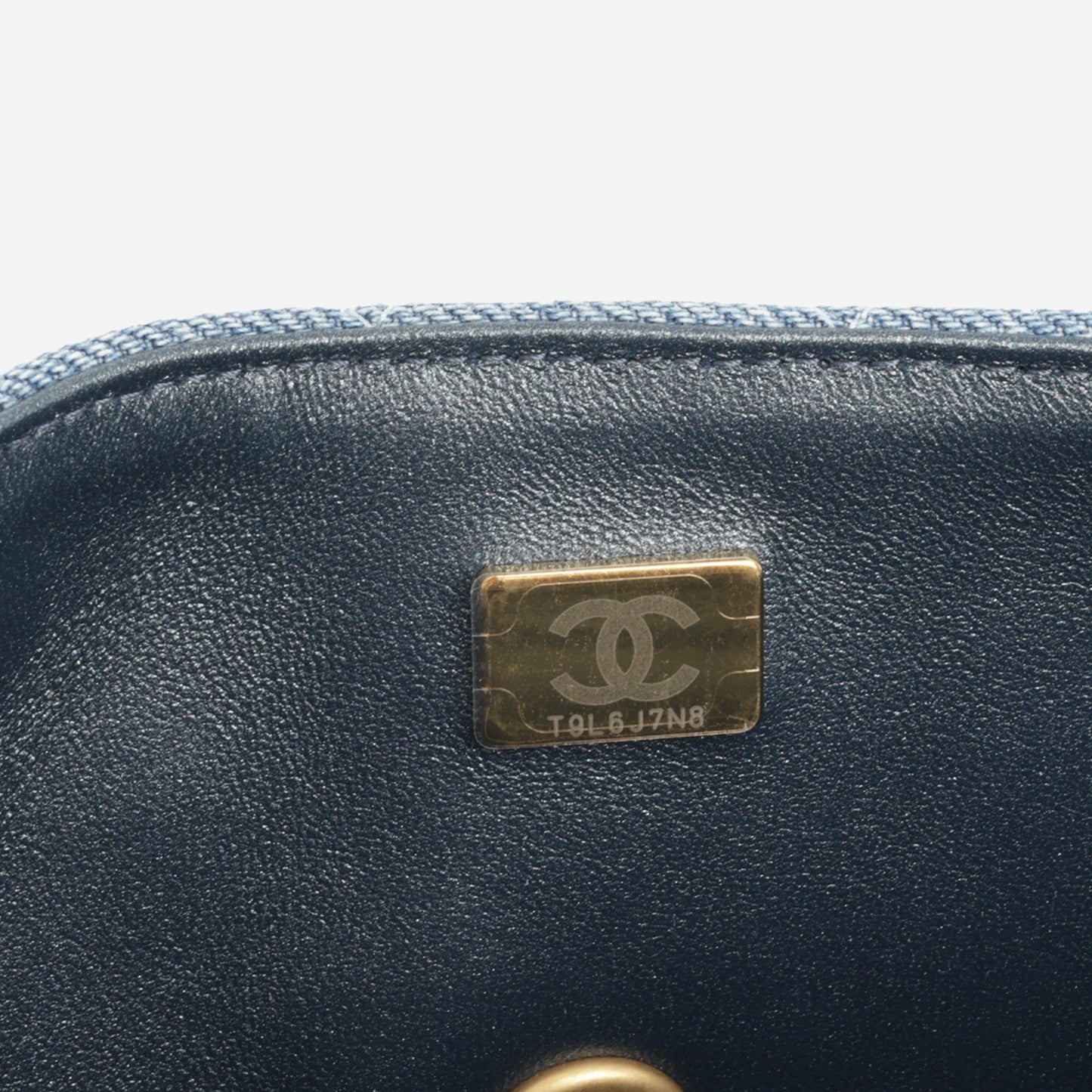 Chanel Mini Rectangular - Blue Ombre Denim | Gold Hardware