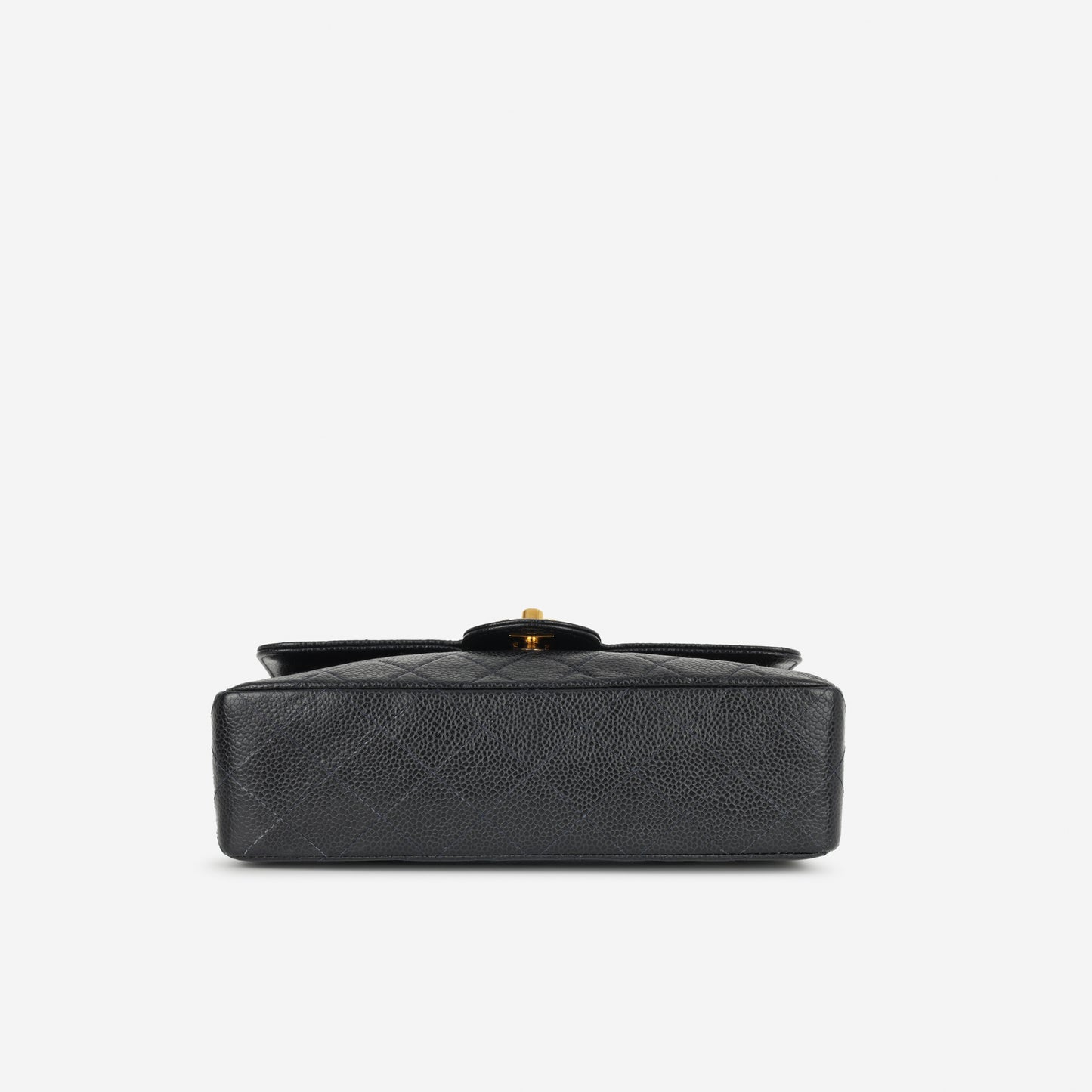 Chanel Vintage Small Classic Flap - Midnight Blue Caviar | Gold Hardware