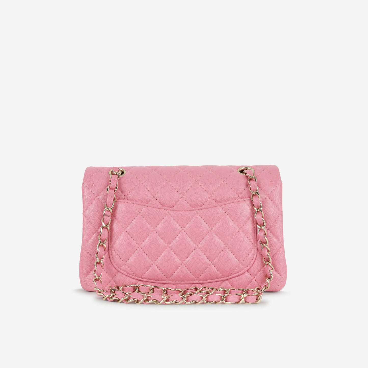 Chanel Small Classic Flap - Pink Caviar | Champagne Gold Hardware